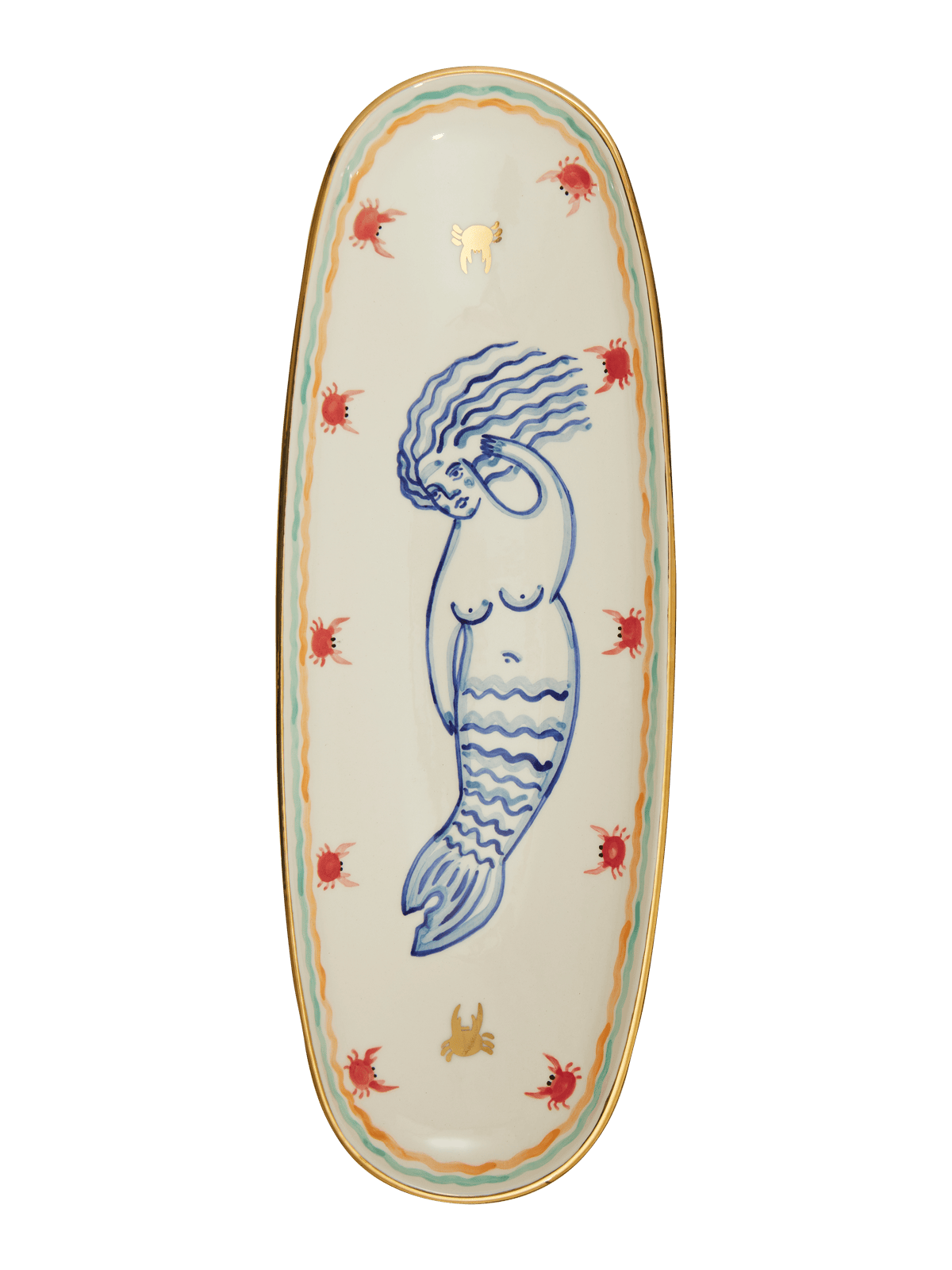 Siren oval plate