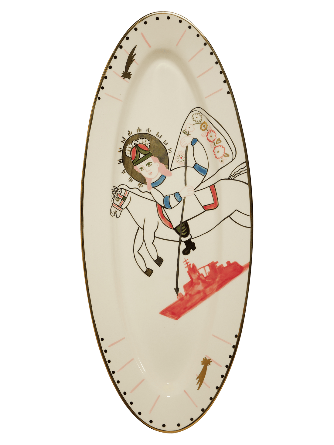 St. George oválný talíř