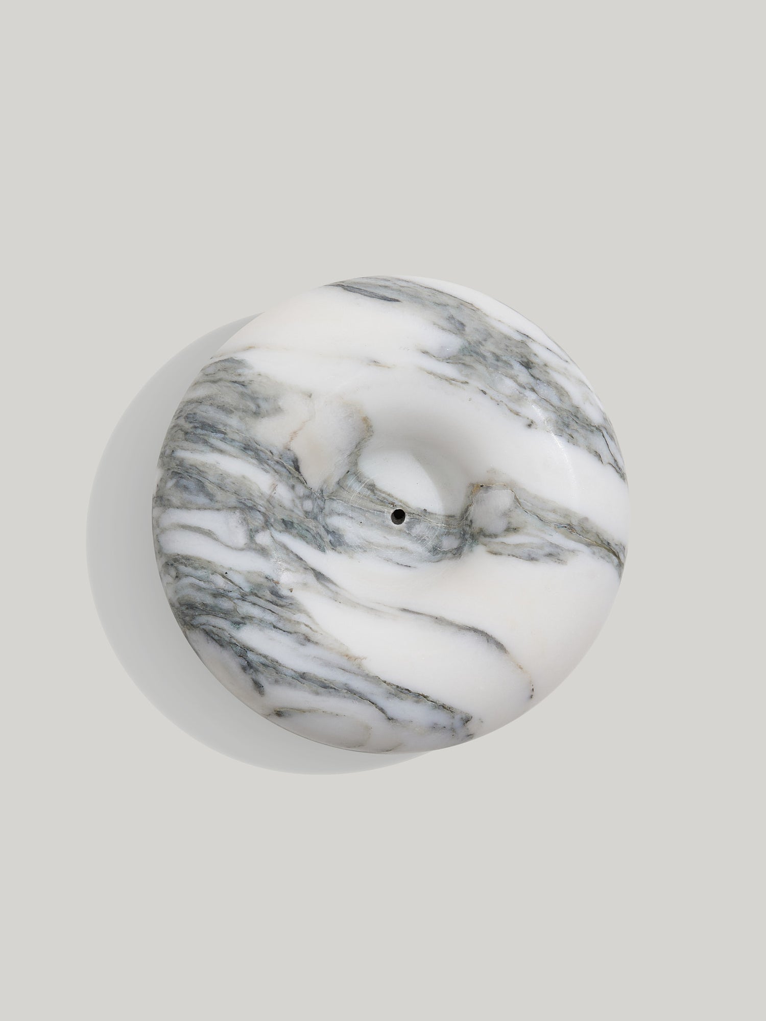 Arabescato marble incense holder