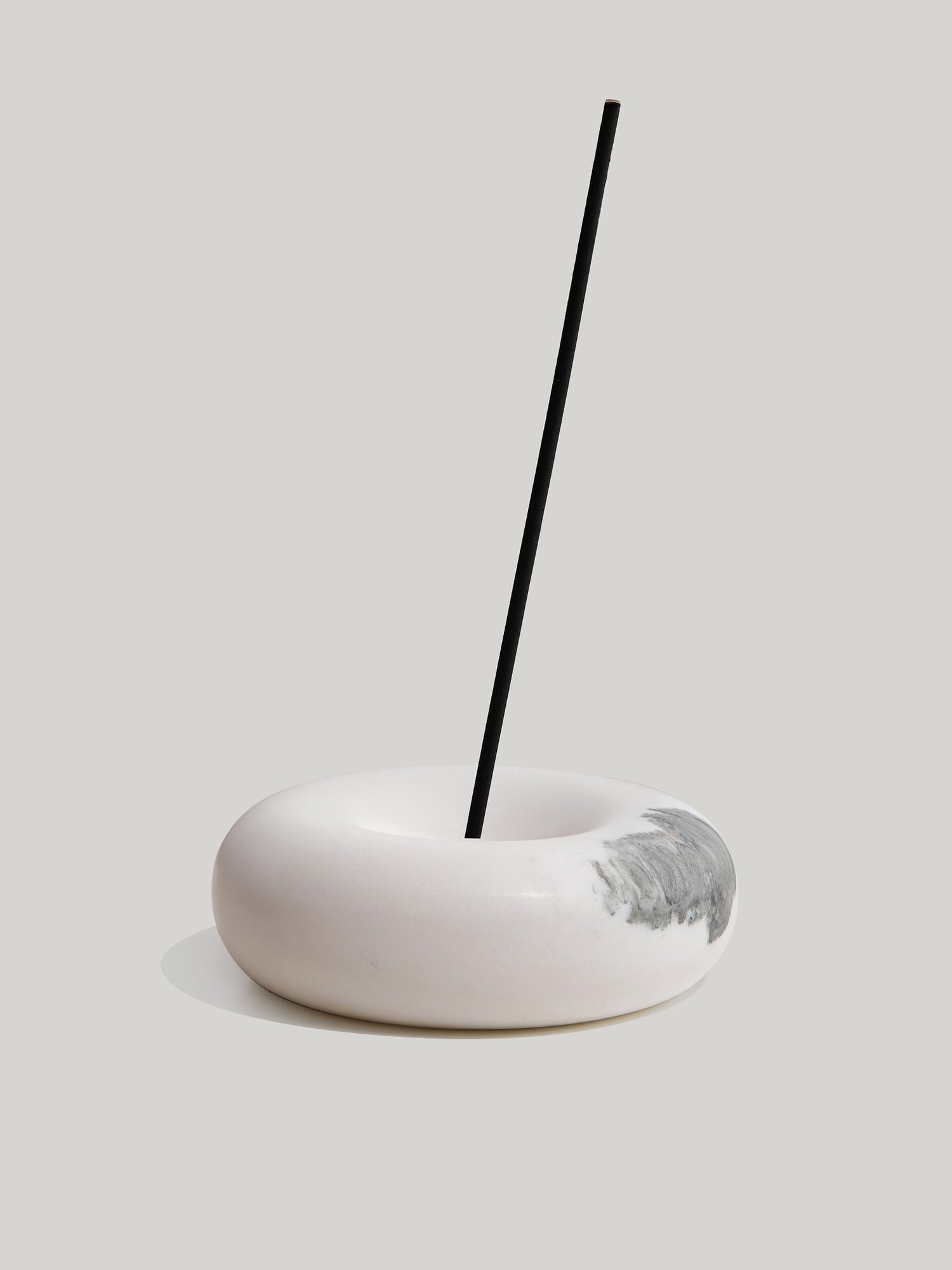 Arabescato marble incense holder