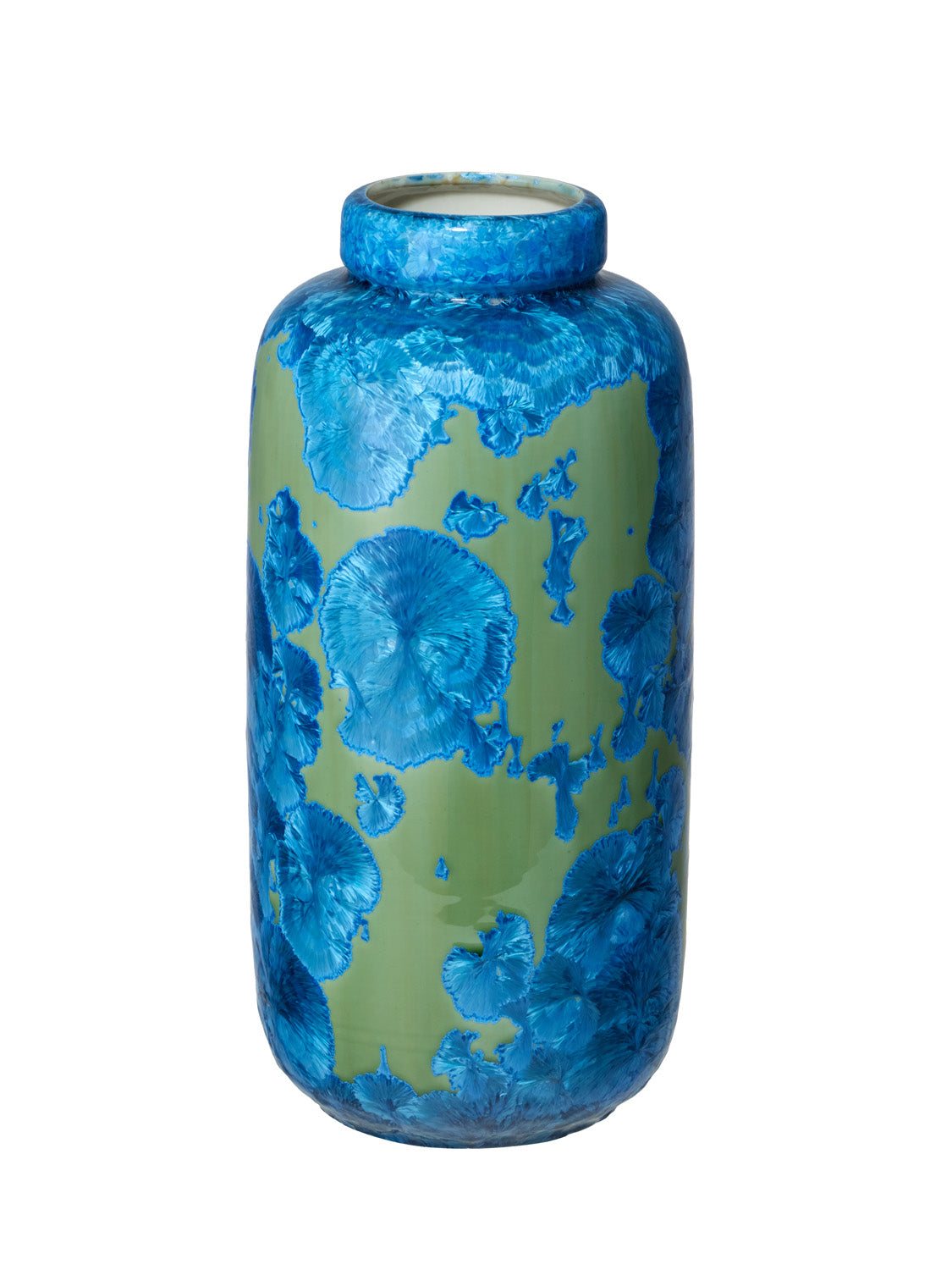 Crystalline III vase green