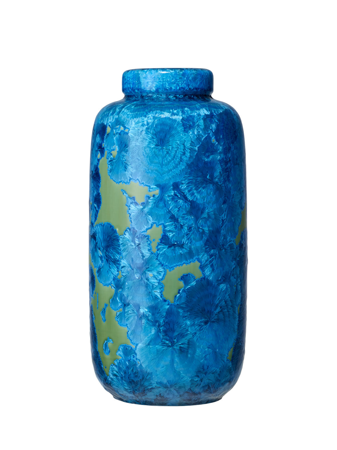 Crystalline III vase green