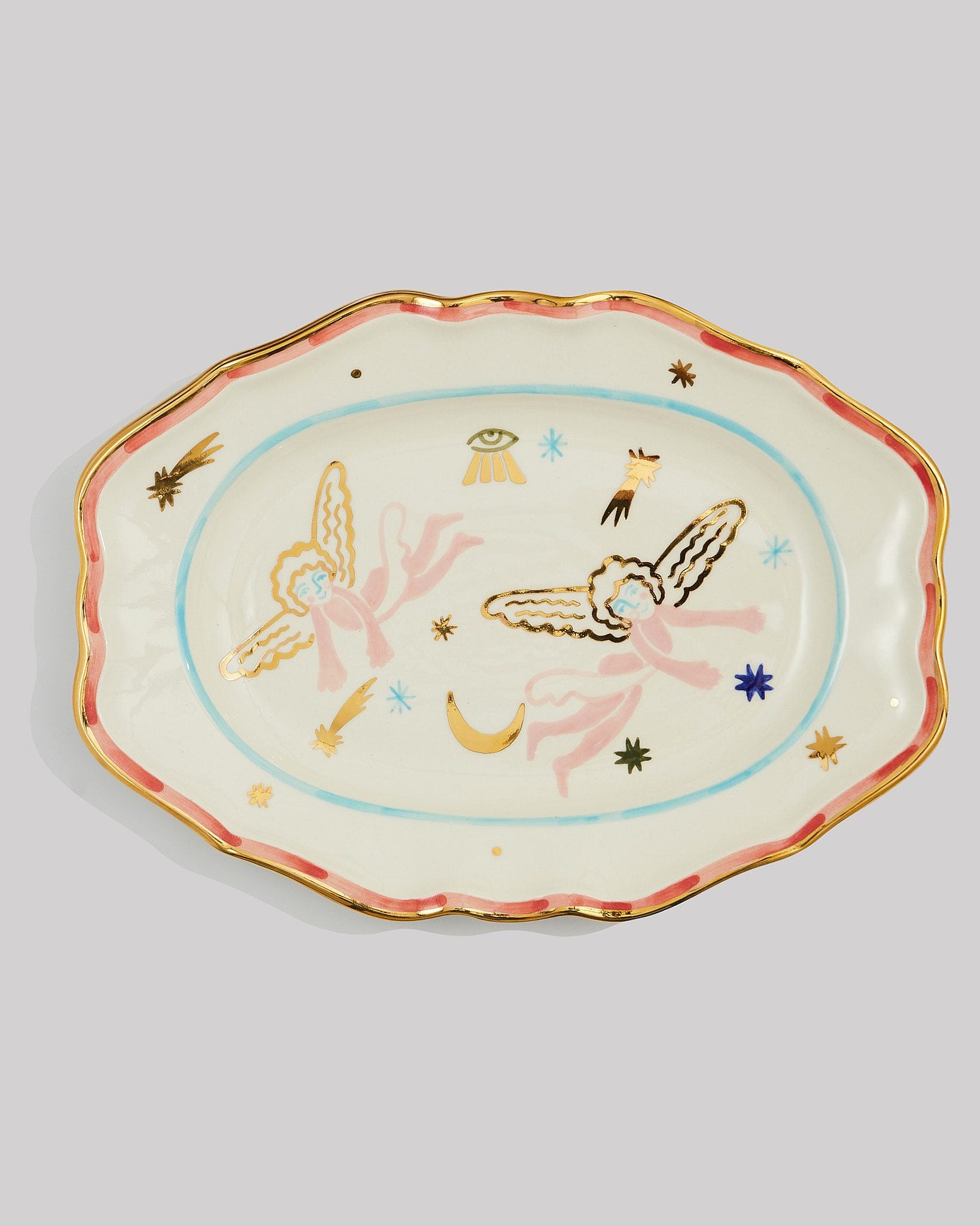 Angels square plate