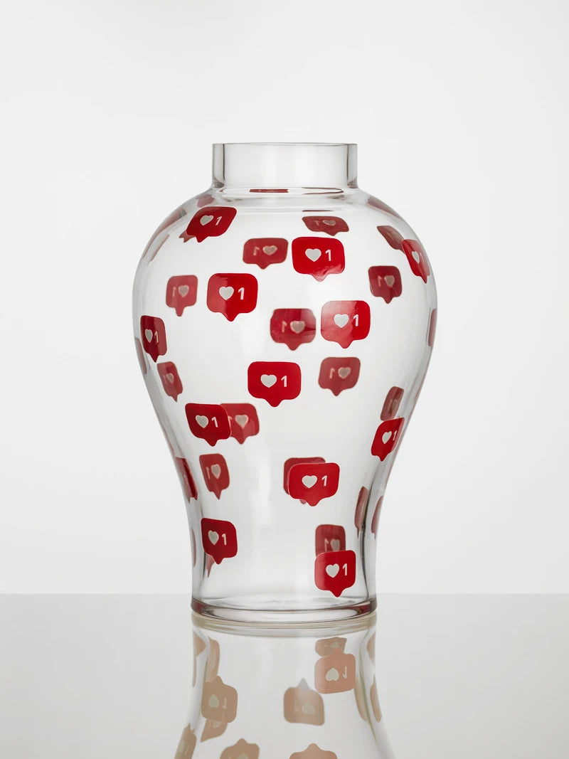 "Likes" emoji vase