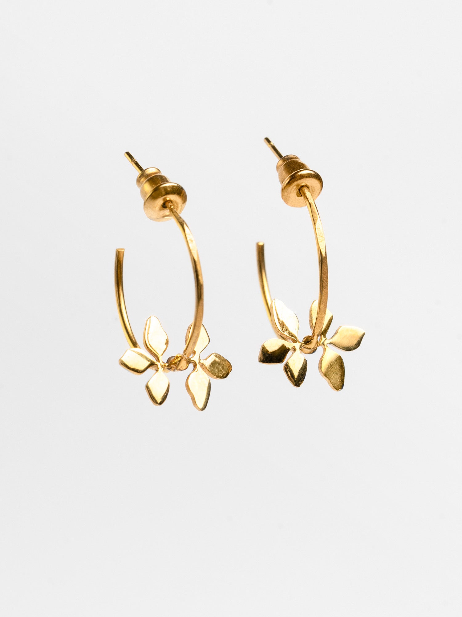 Břečťan náušnice kulaté