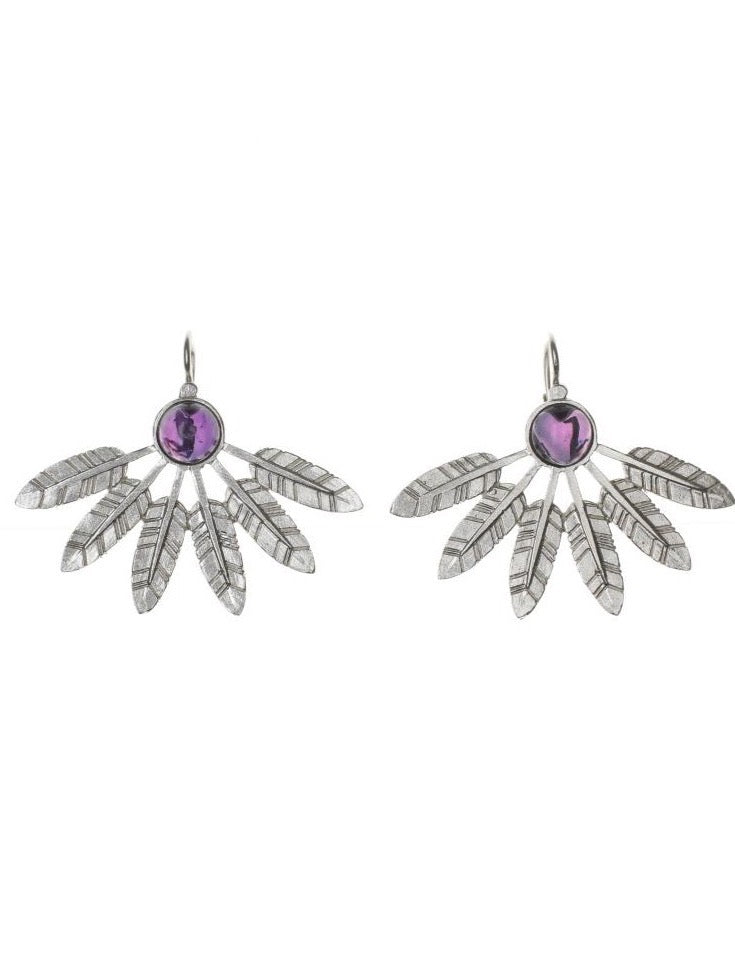 Feather velké náušnice