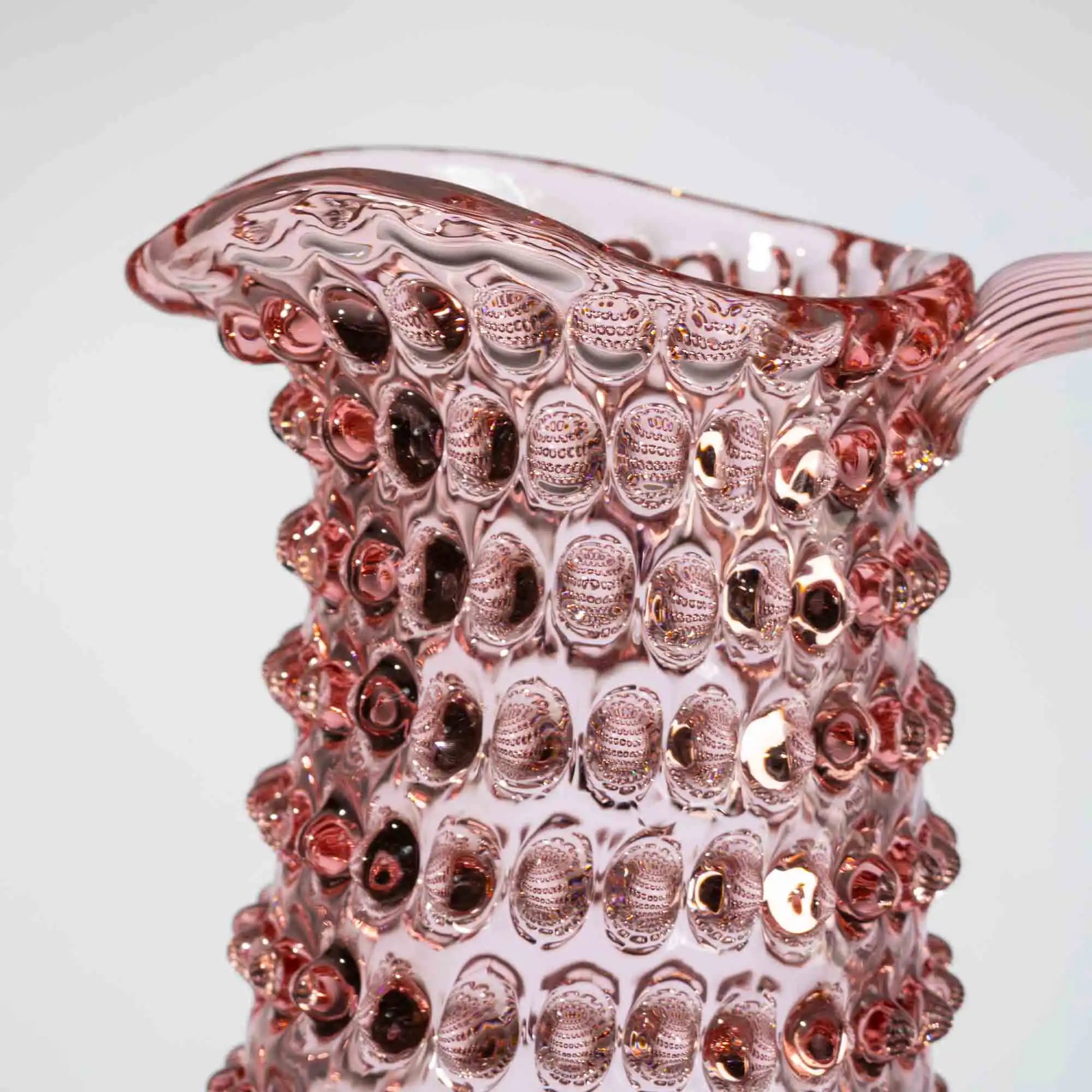 Hobnail tall jug