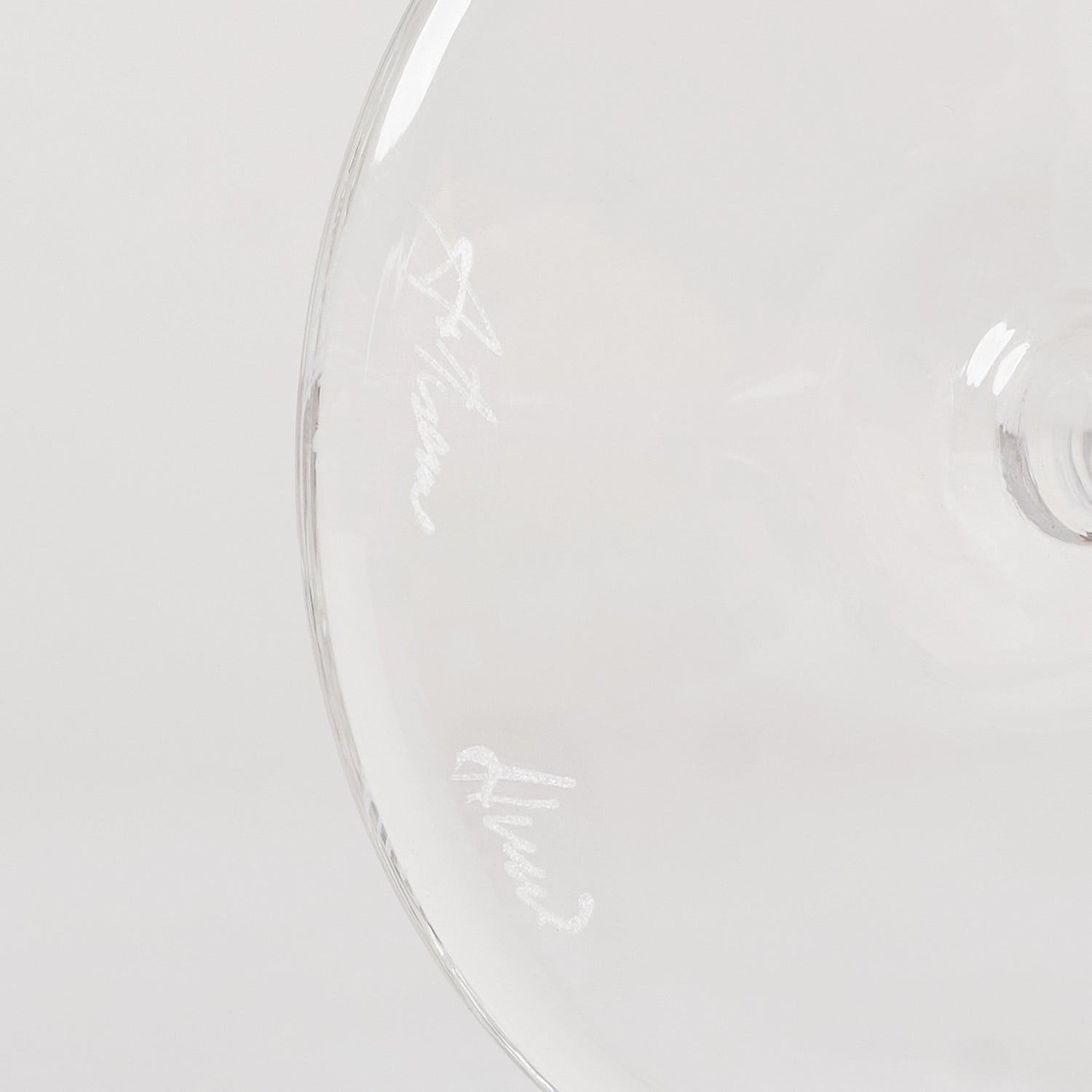 Ariel Pearl Snail glass