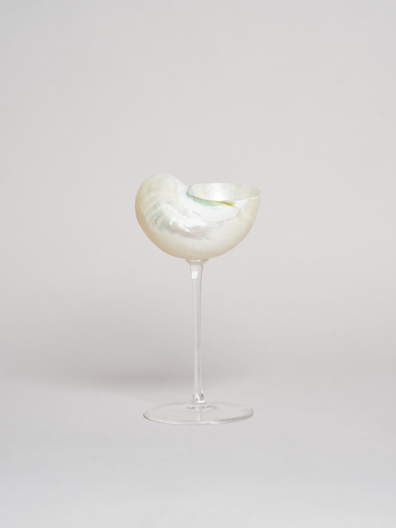 Ariel Pearl Snail glass