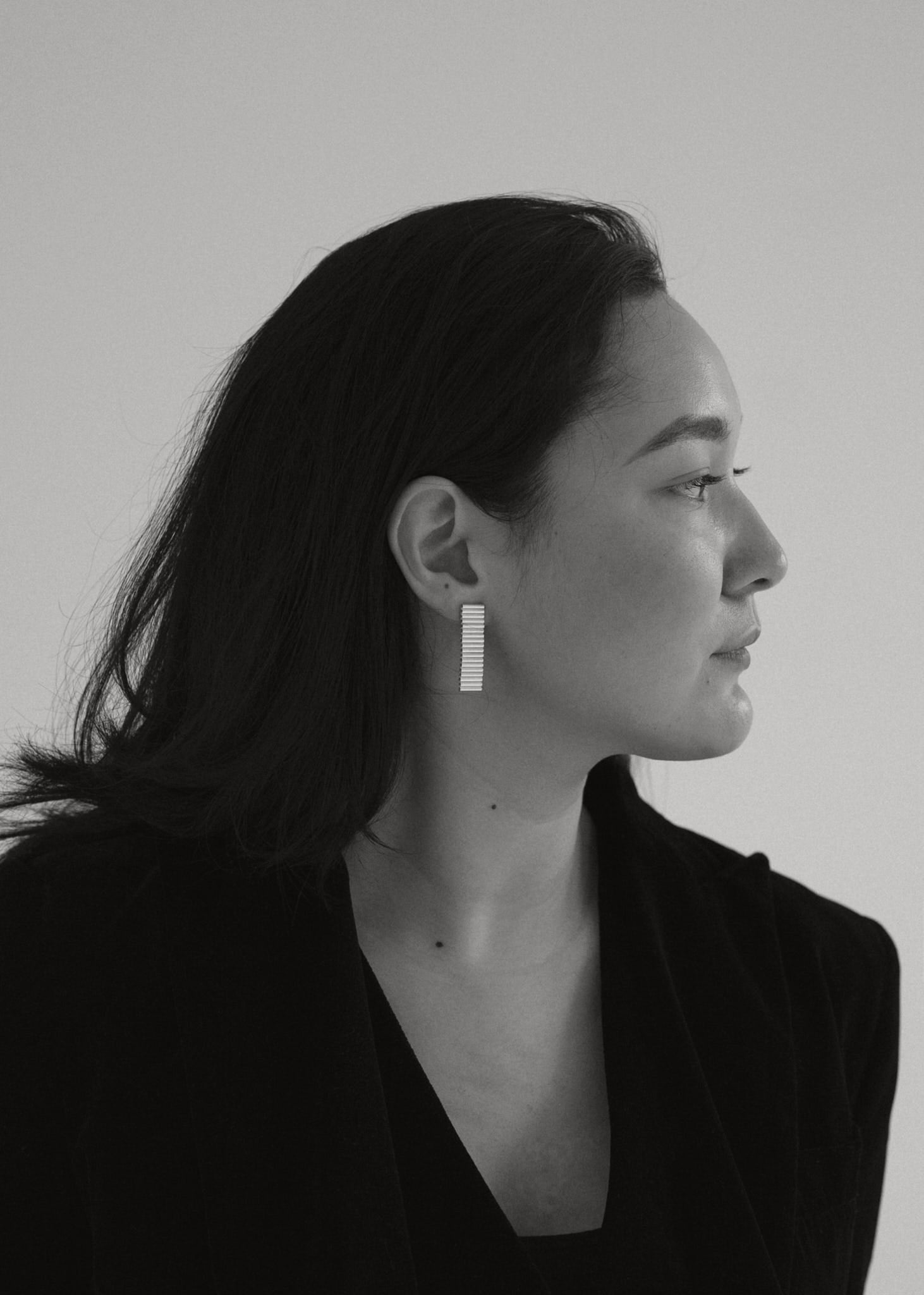 Organic large earrings