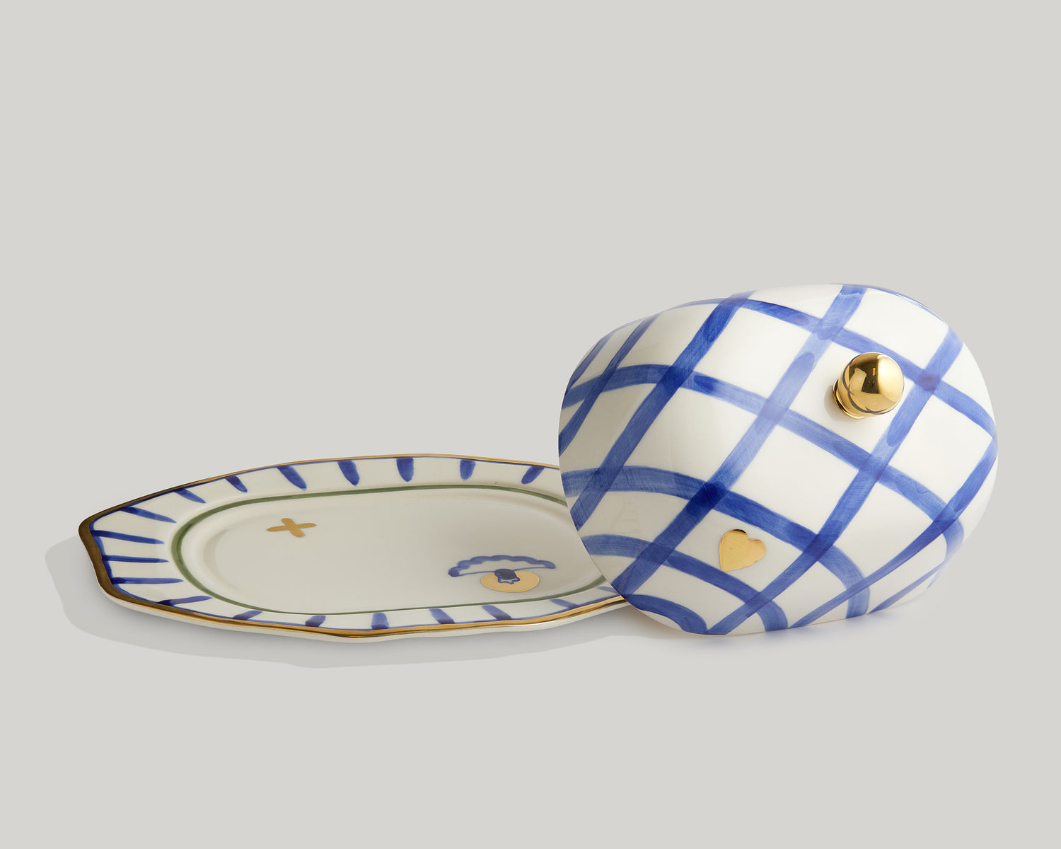 Rabbit butter dish
