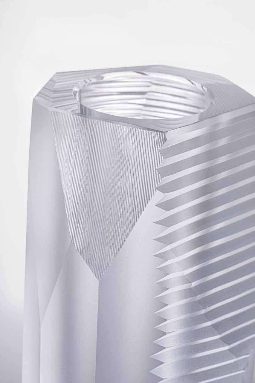 Enigma vase 30 cm clear