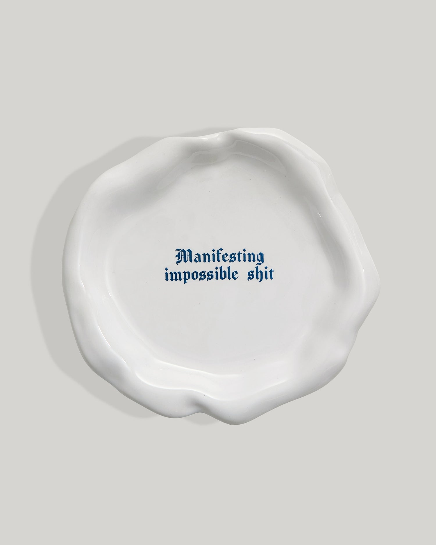 The Issues dessert plate