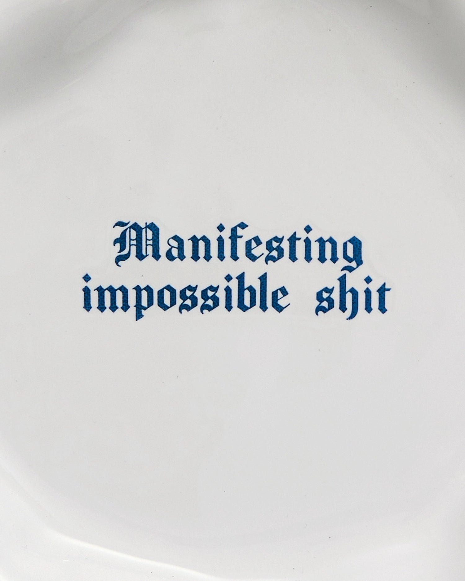 The Issues dessert plate