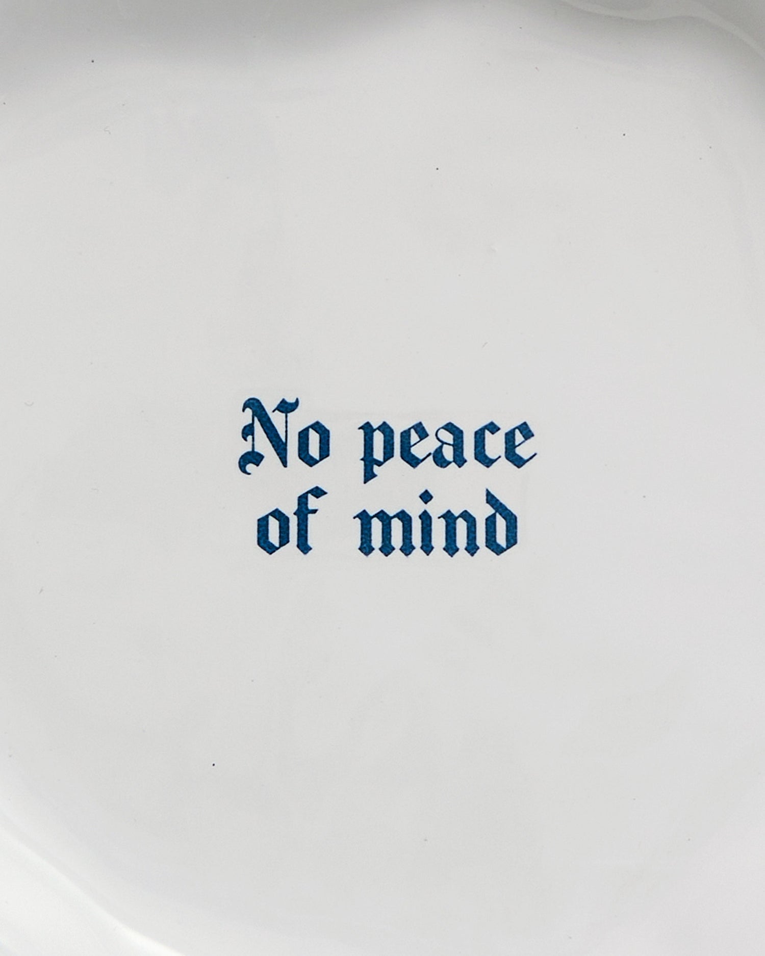 The Issues dessert plate