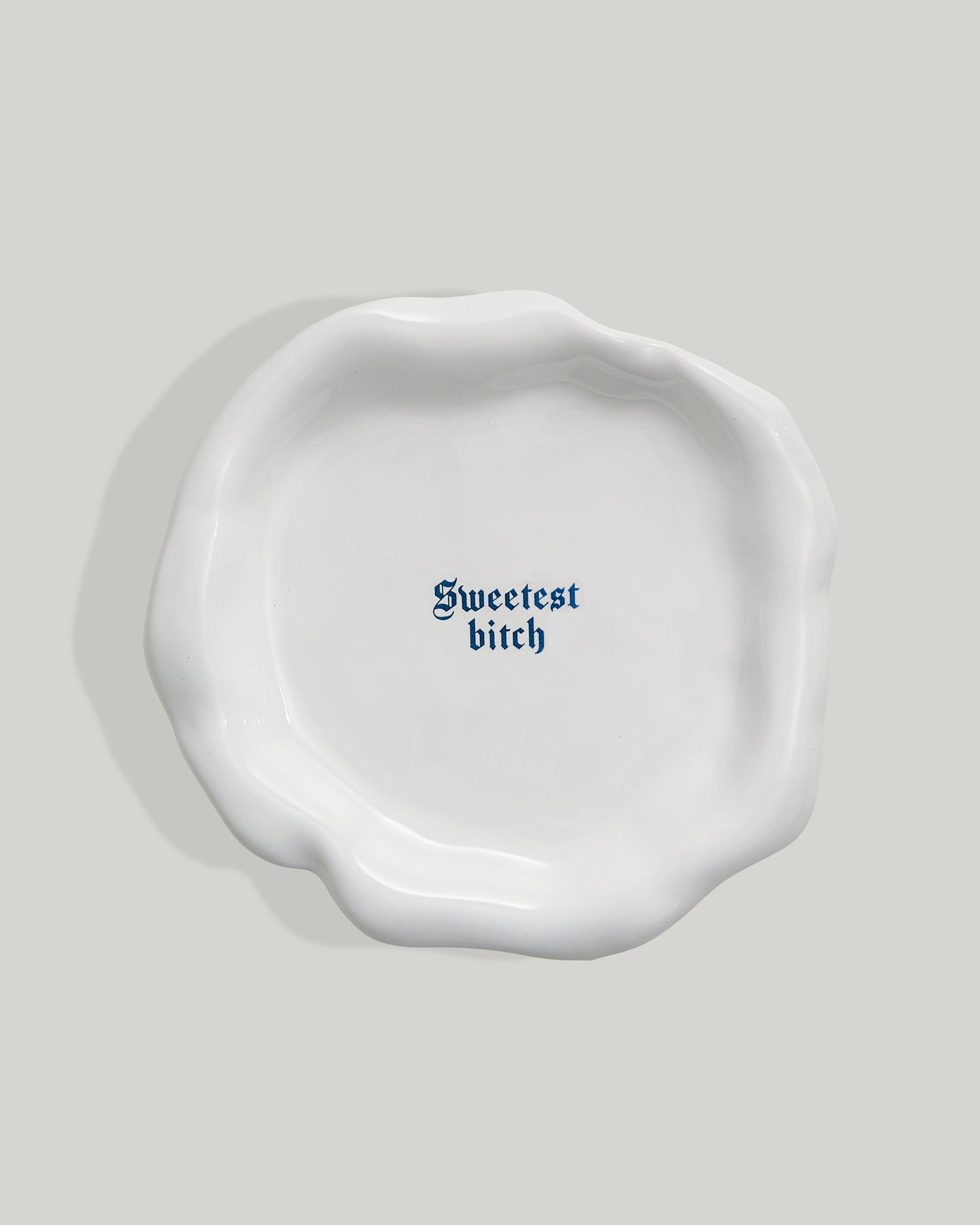 The Issues dessert plate