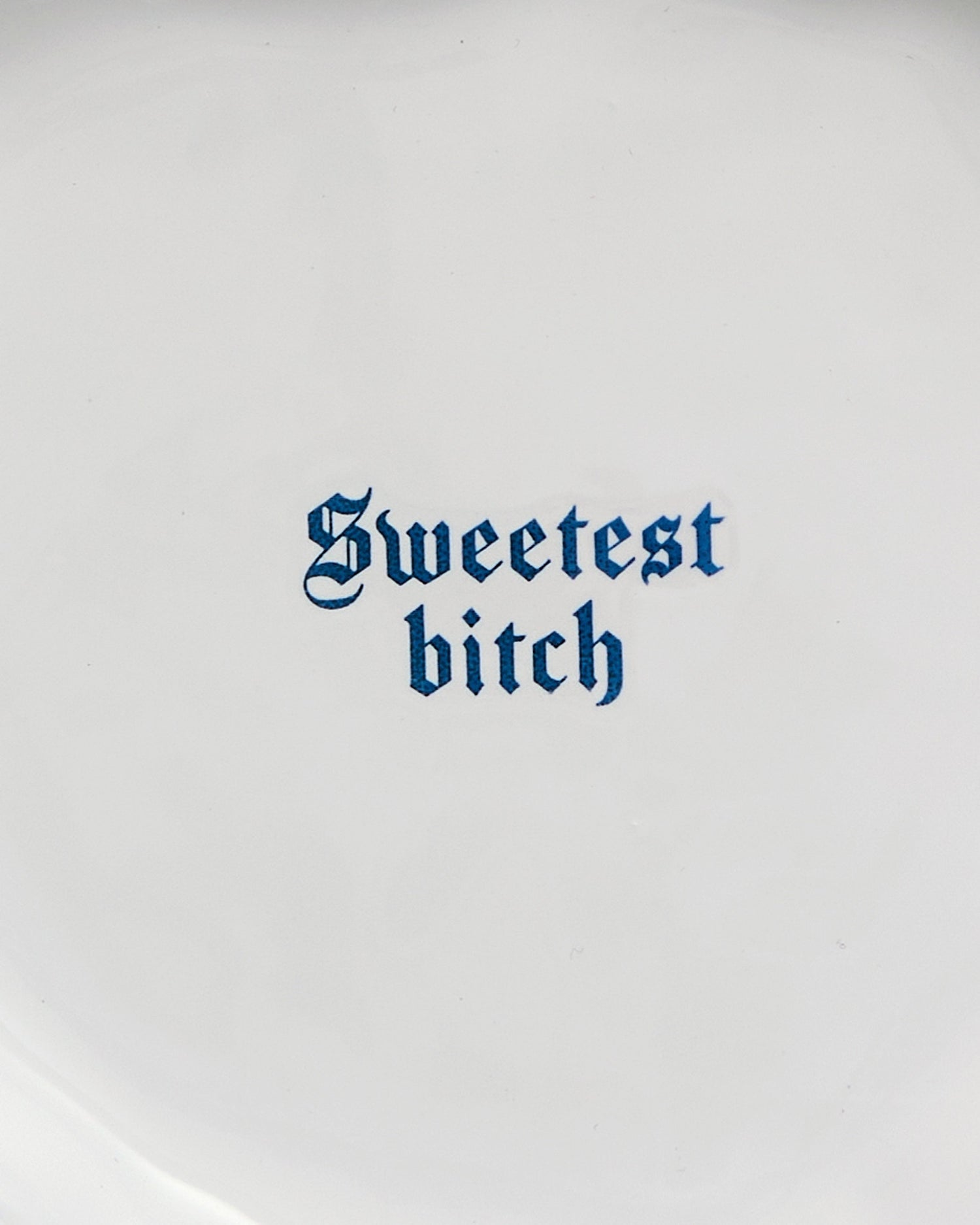 The Issues dessert plate