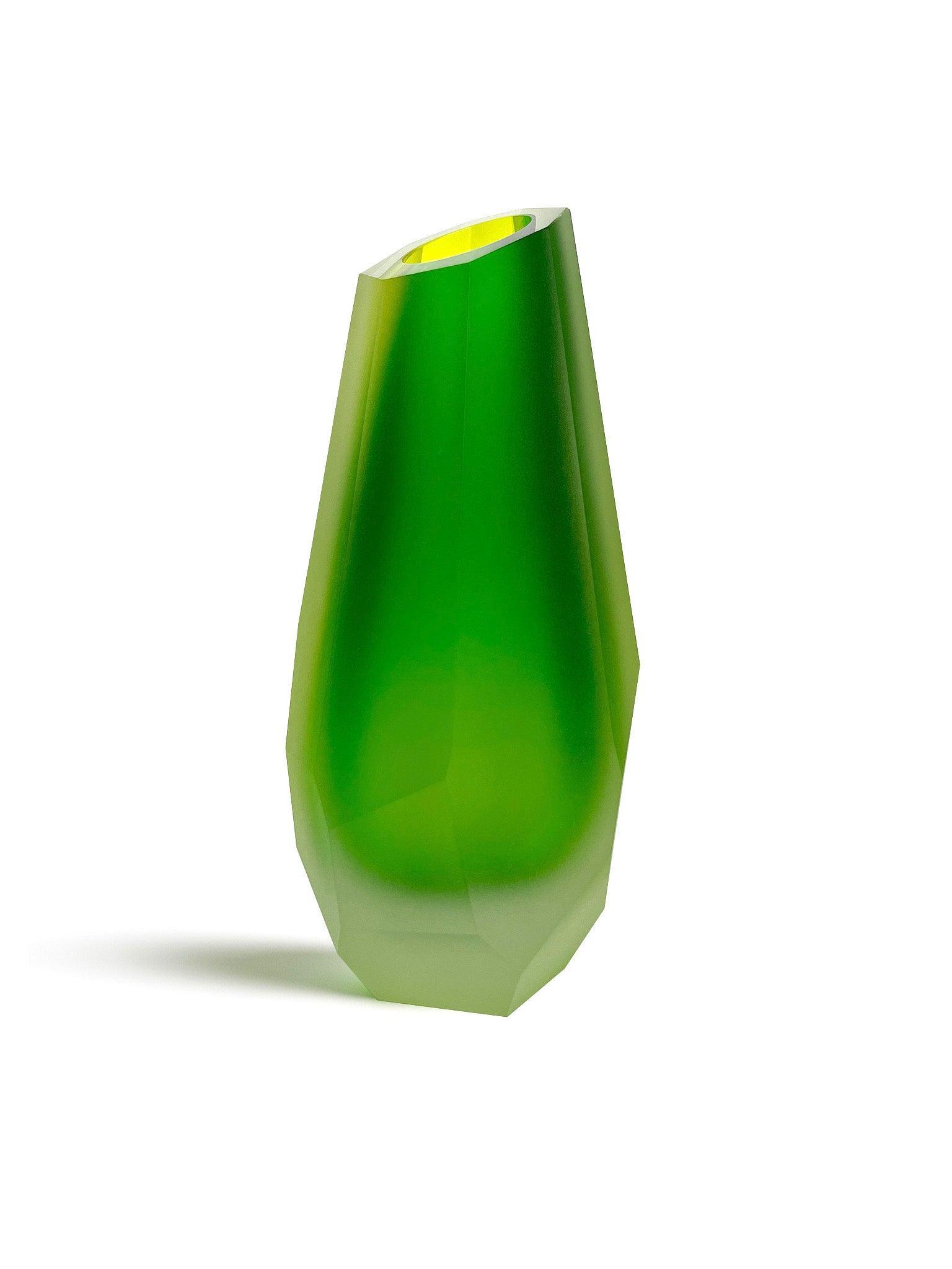 Emerald lime vase