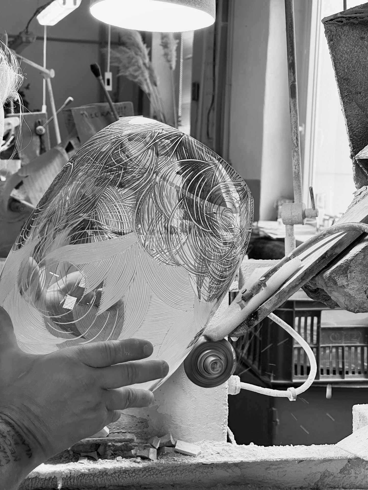 Eternal Flames váza 30 cm - růžová