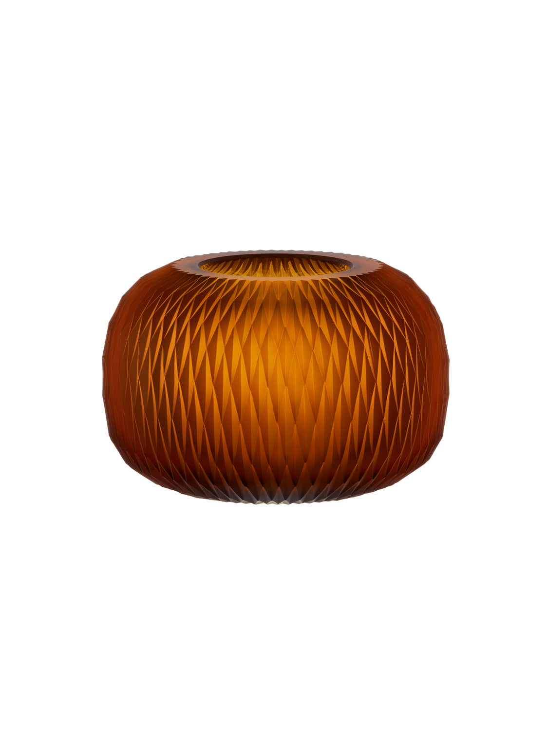 Metamorphosis candleholder - amber