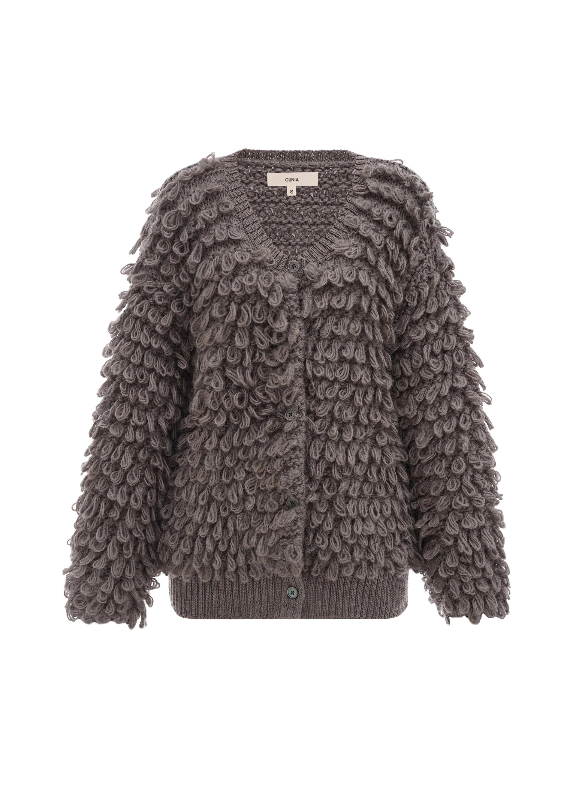 Wool cardigan - Grey