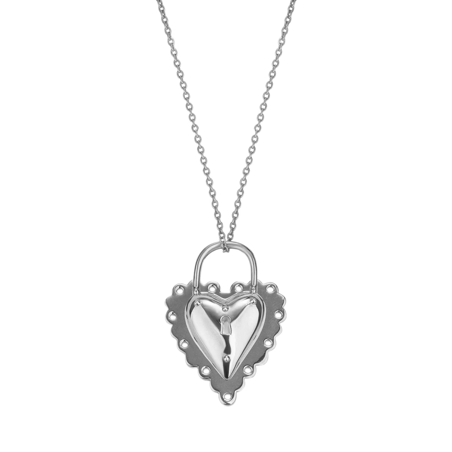 Open Heart Gold Plated Pendant