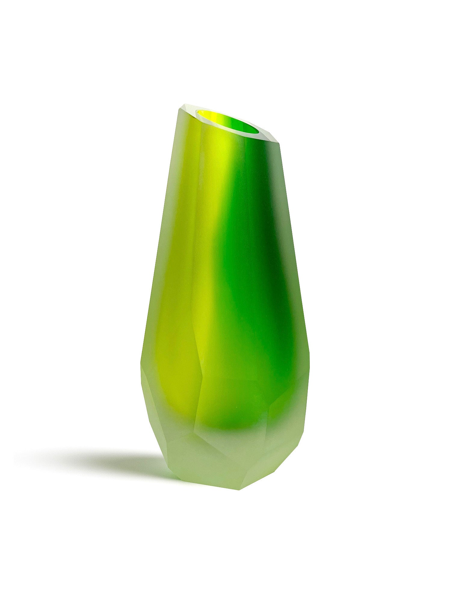 Emerald lime vase