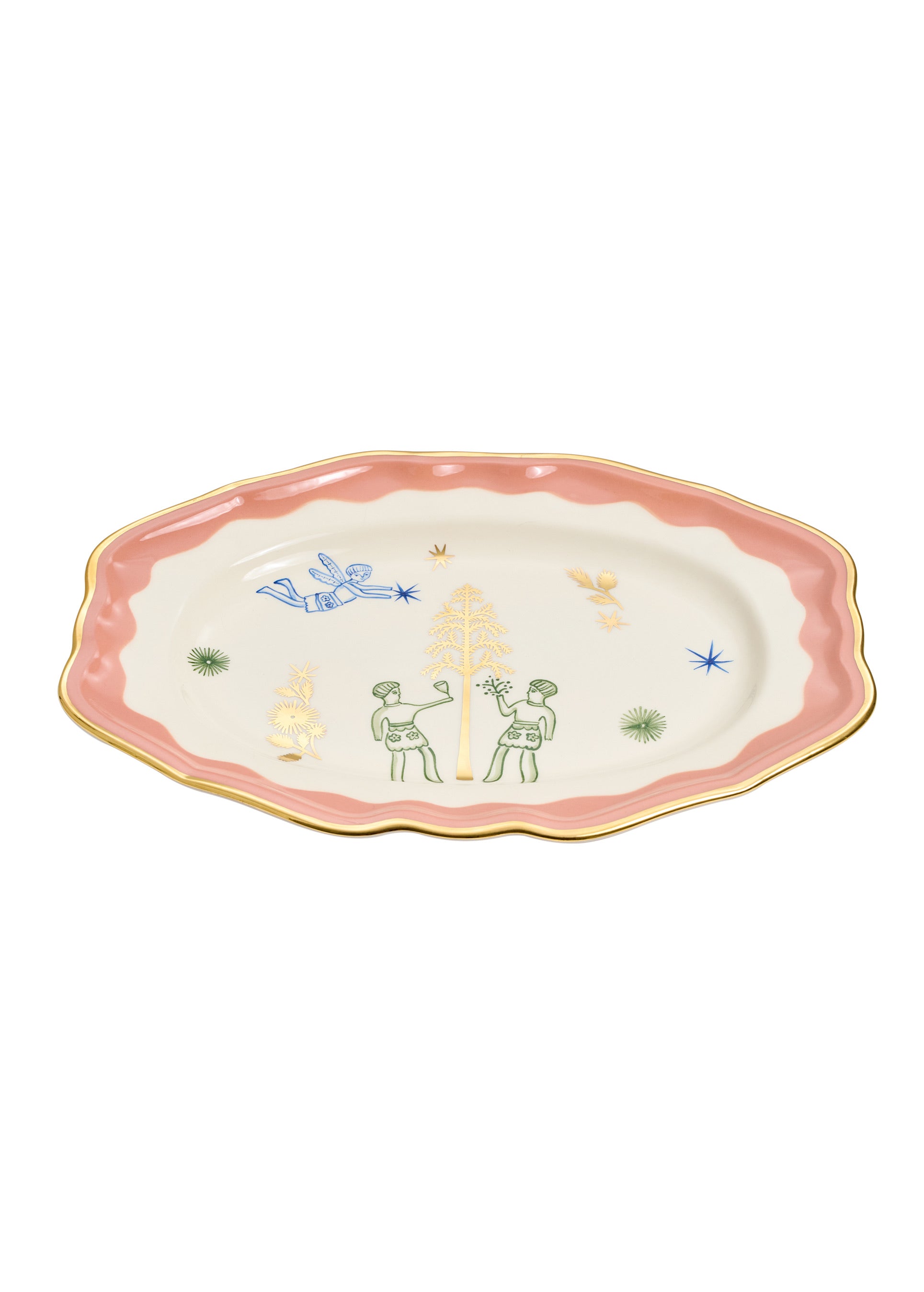 Vechornytsi zdobený talíř