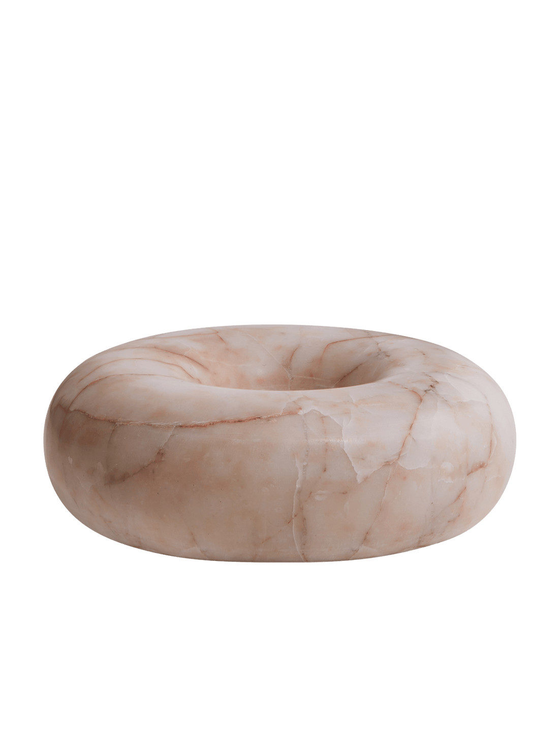 Cream Rose marble incense holder