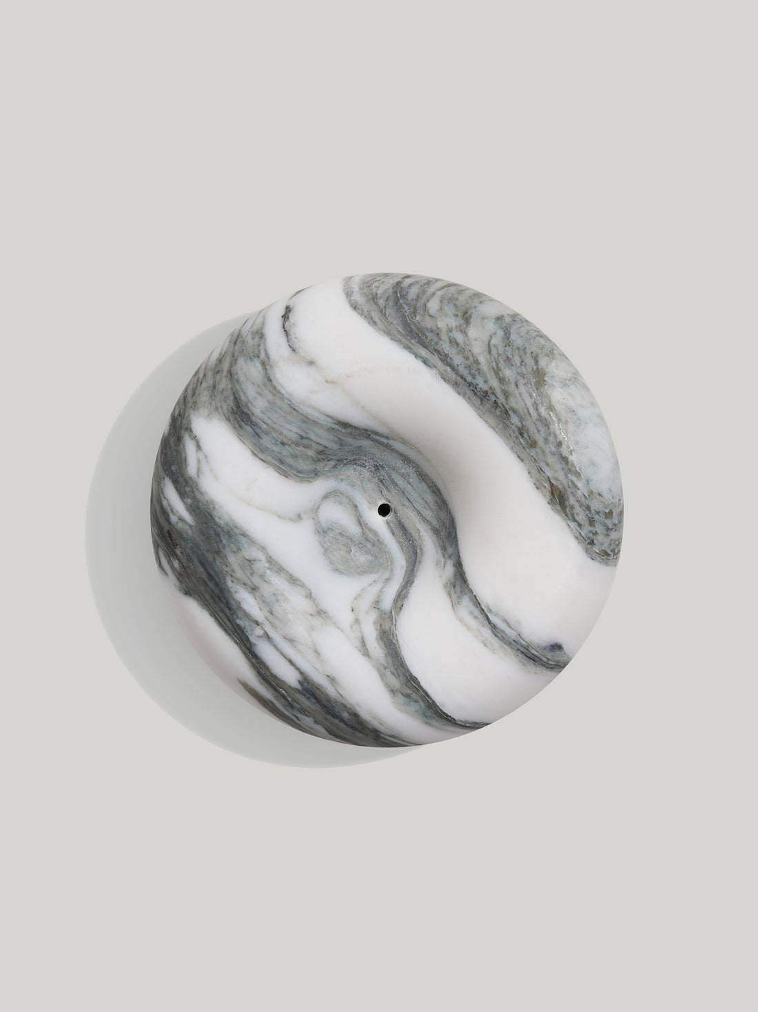 Arabescato marble incense holder