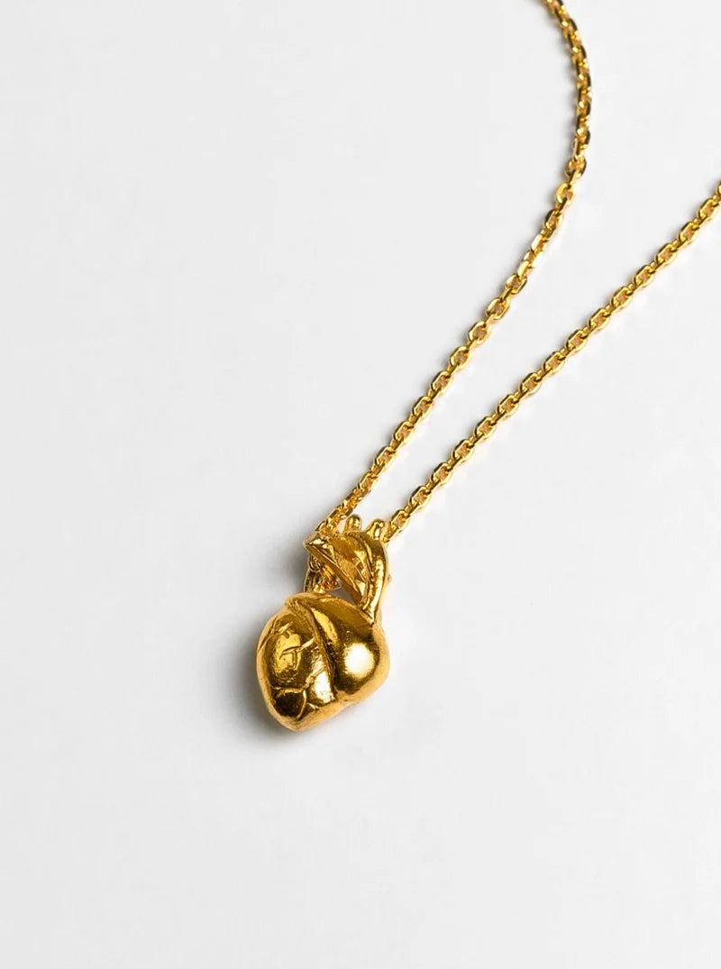 Heart necklace gold-plated