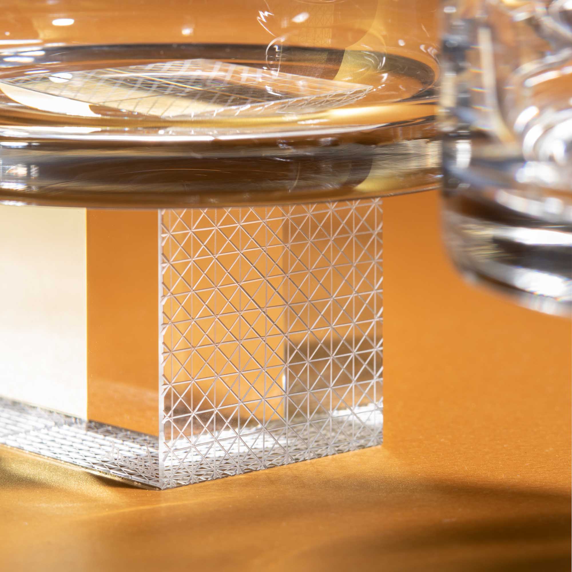 Clear Whiskey Cube glasses