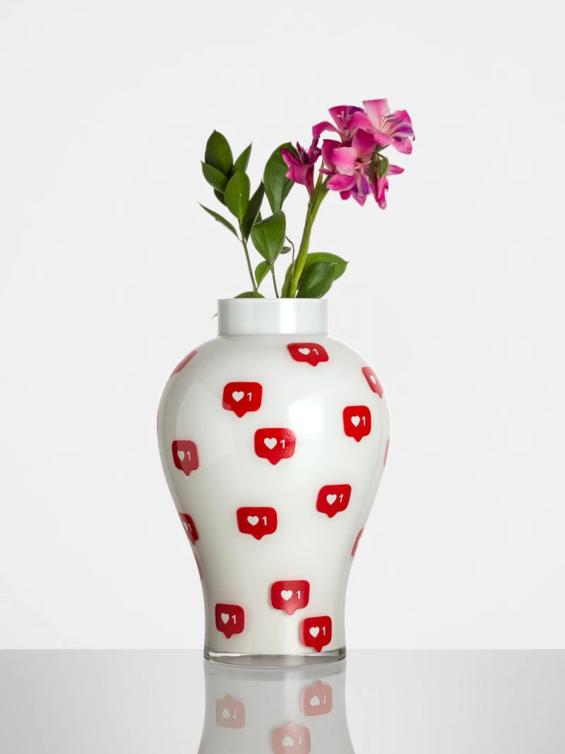 &quot;Likes&quot; emoji vase