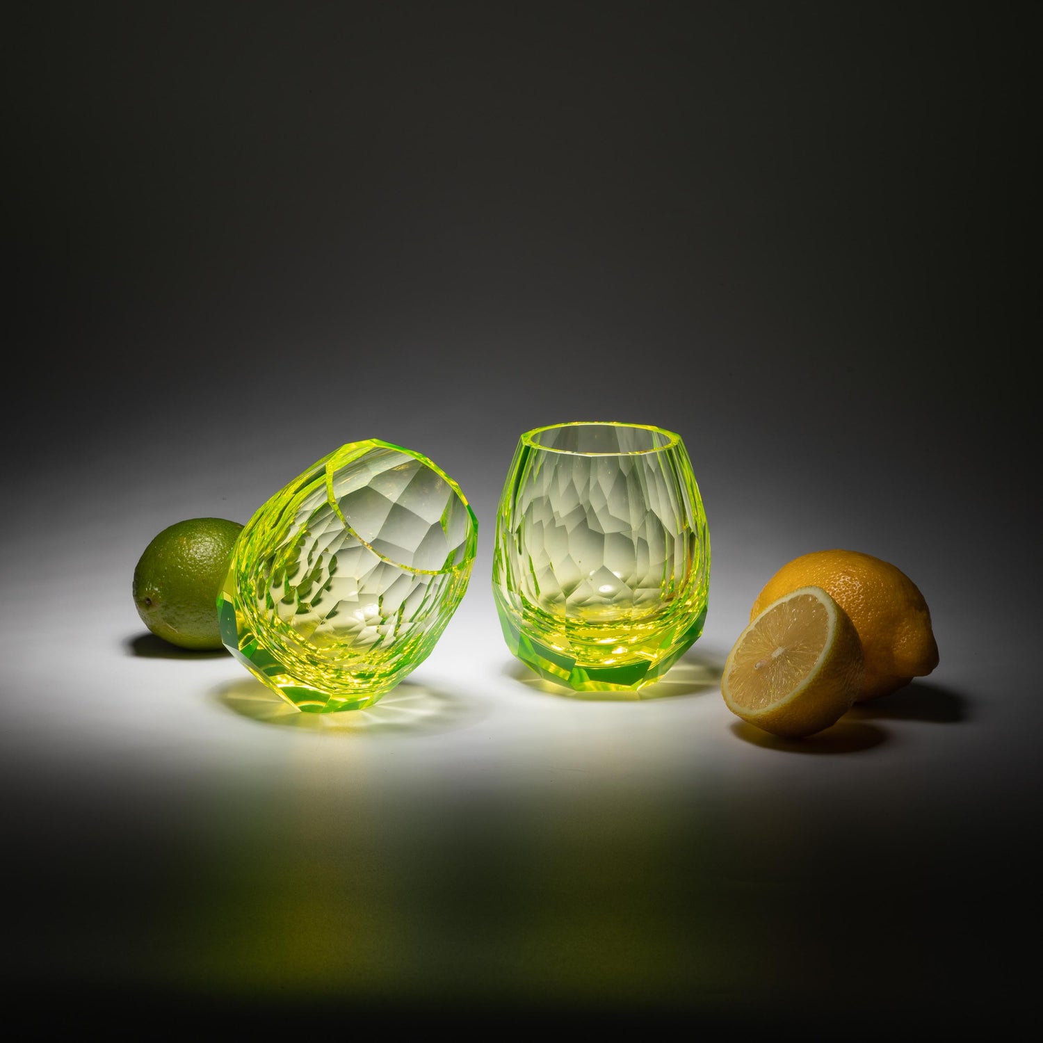 Uranium Cubism glass