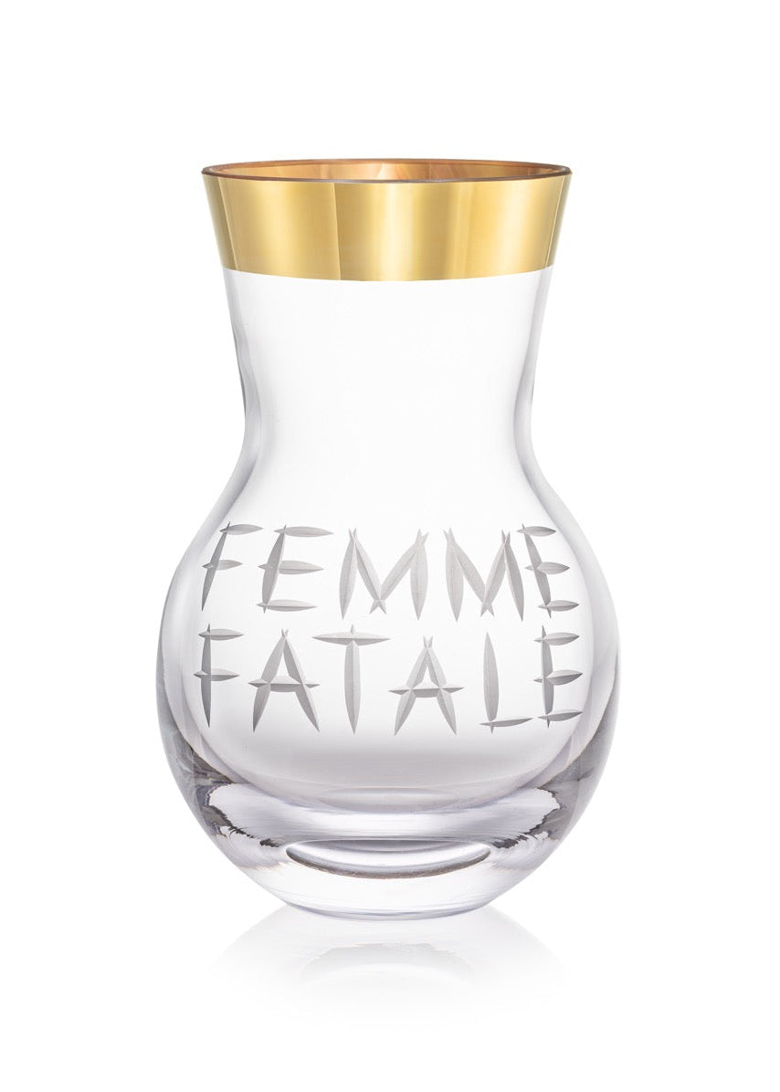 Femme Fatale vase gold 42 cm