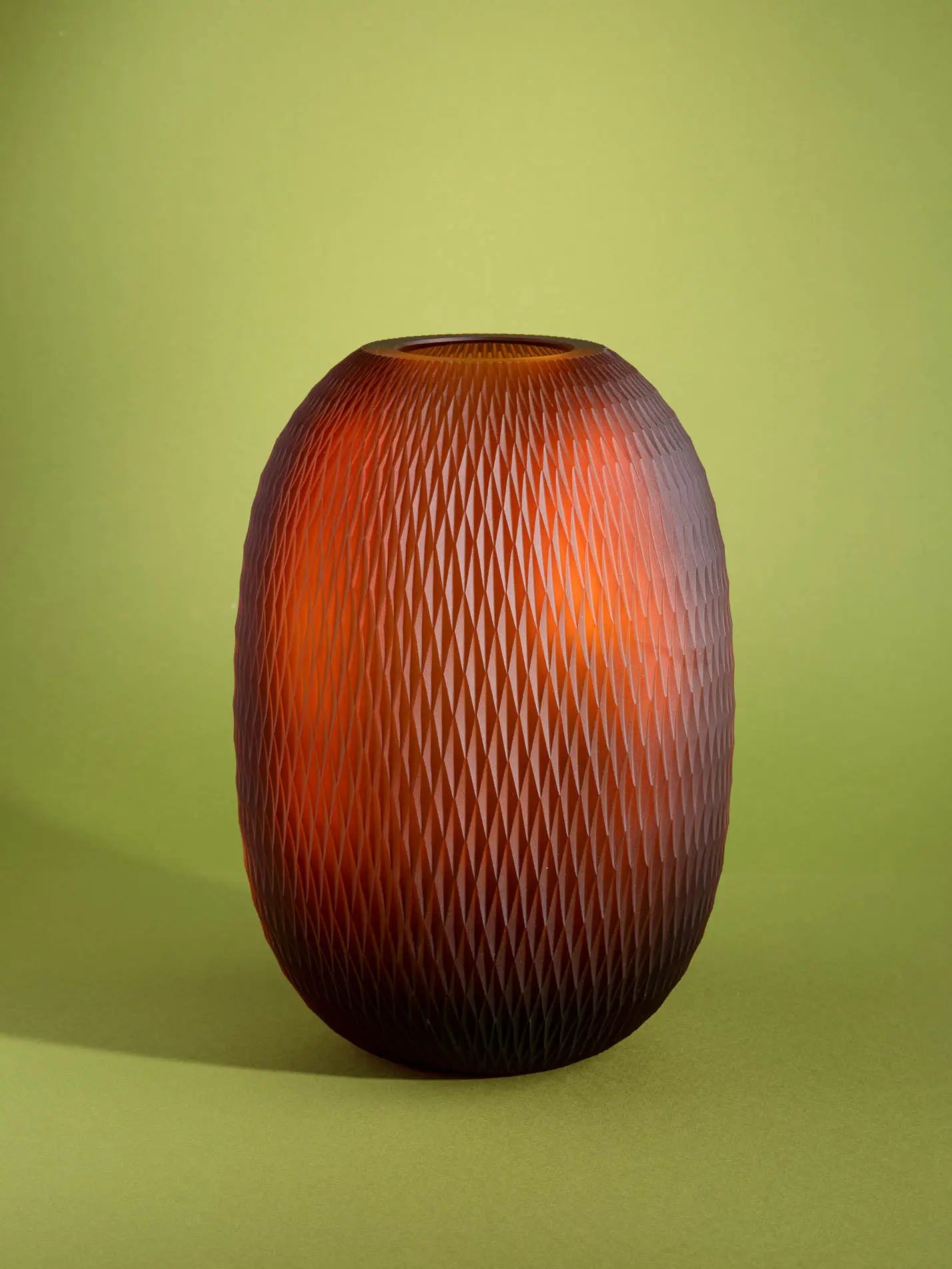 Metamorphosis vase 30 - Amber