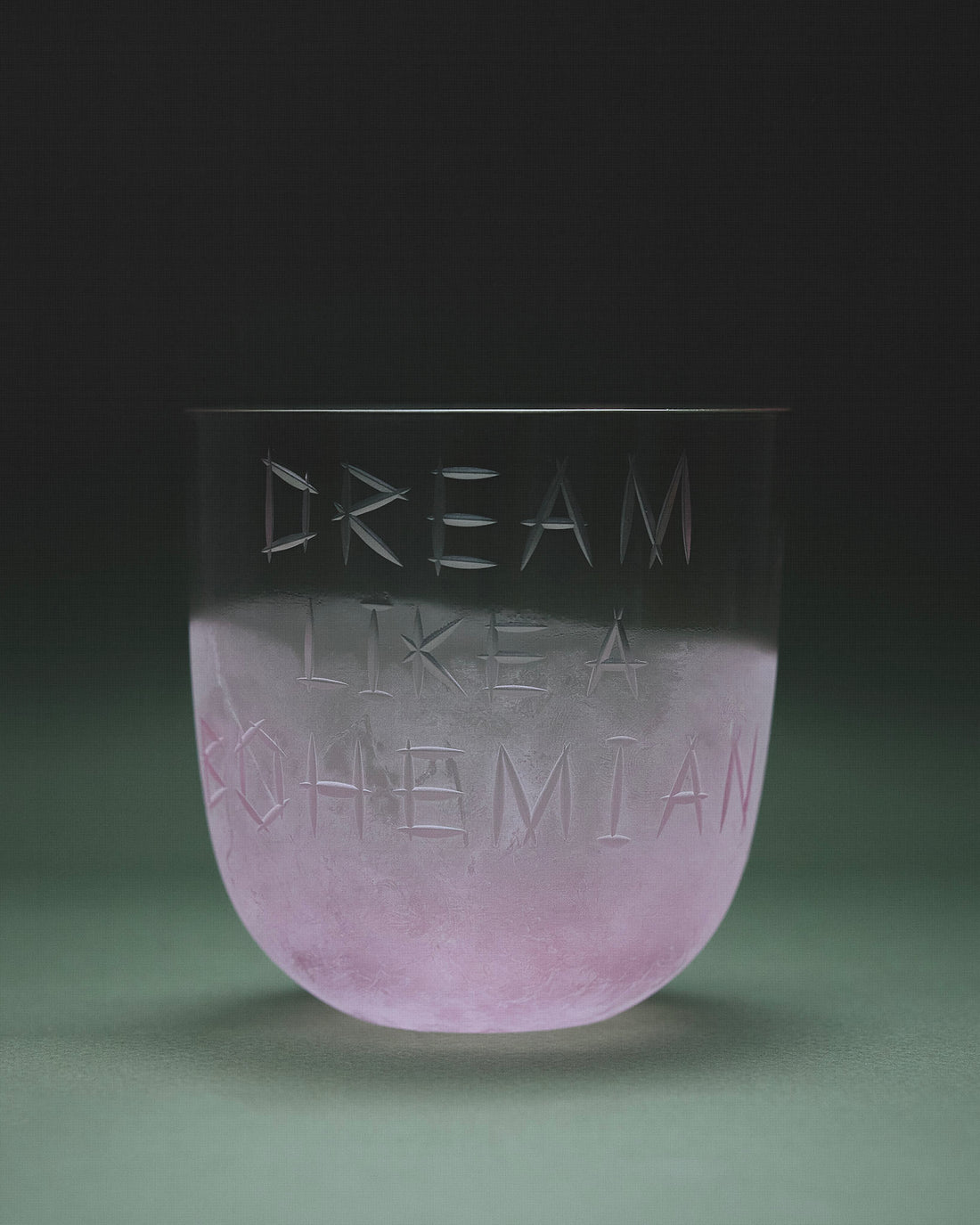 Dream like a bohemian glass