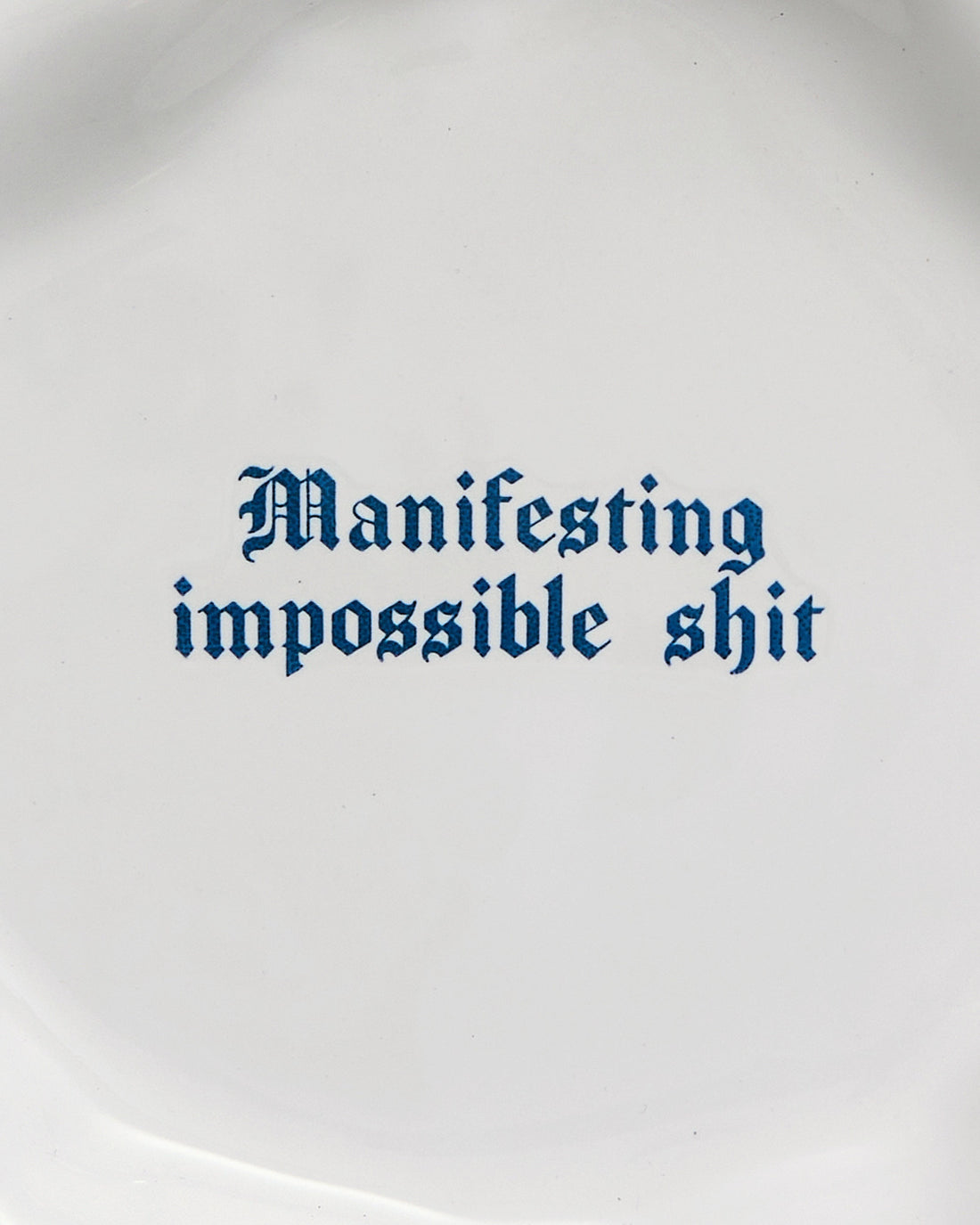 The Issues dessert plate