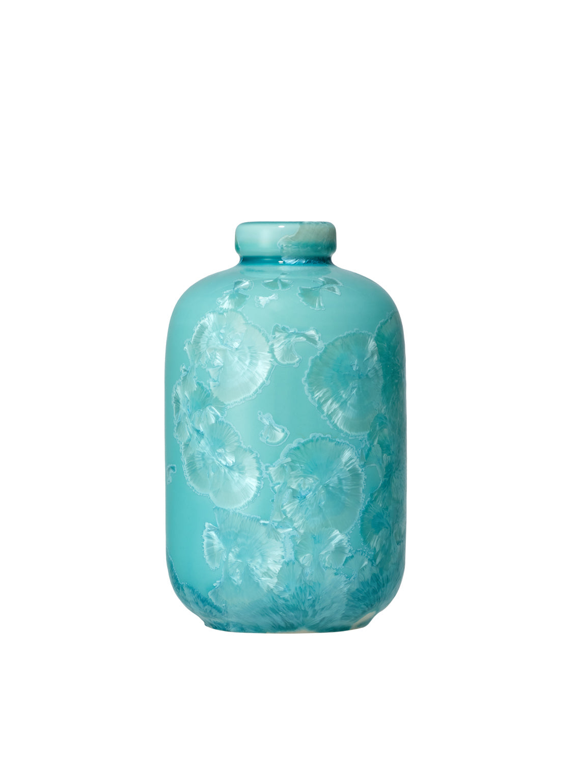 Crystalline I vase turquoise