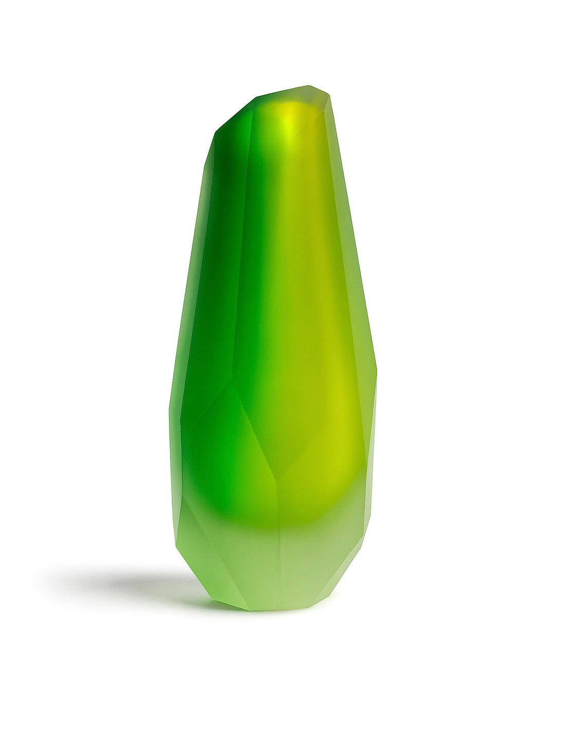 Emerald lime vase