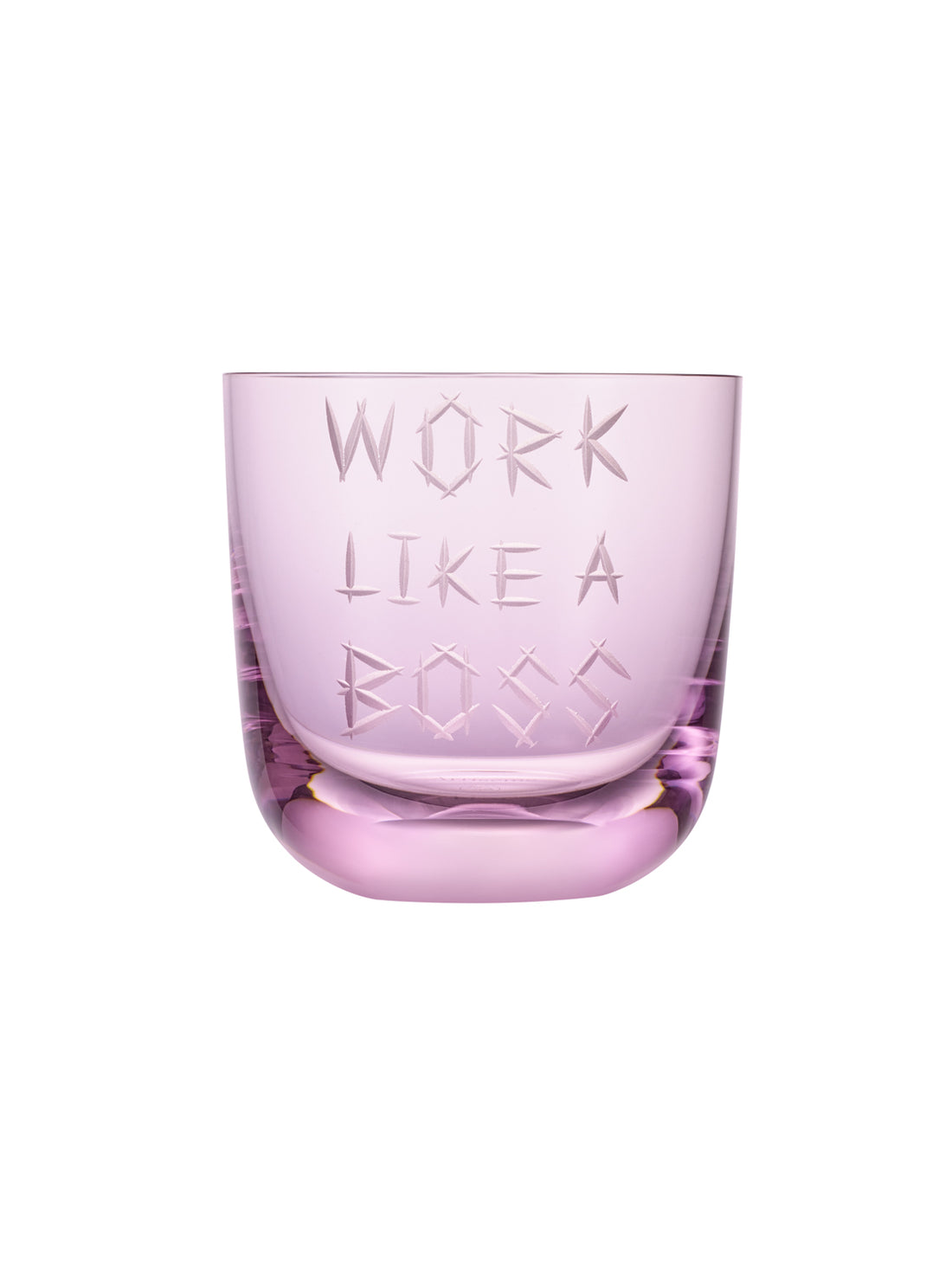 Work like a boss glass