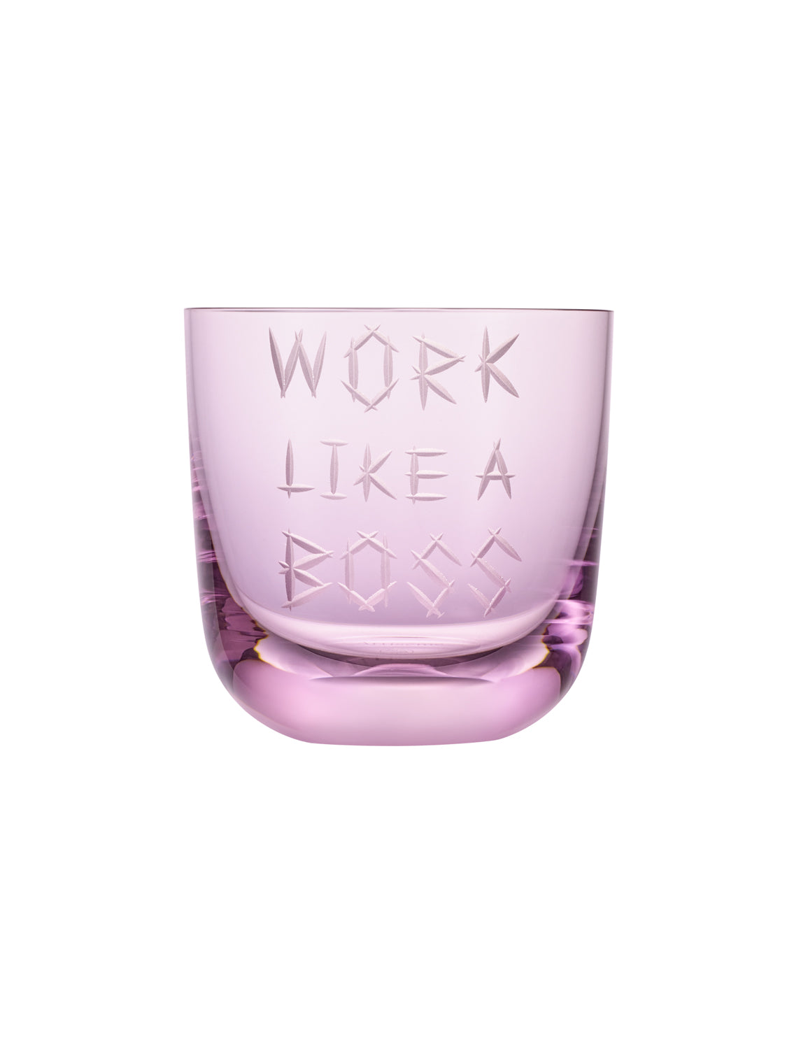 Work like a boss sklenice