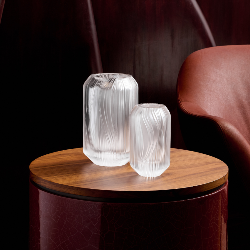 Icona váza 17 cm - Čírá