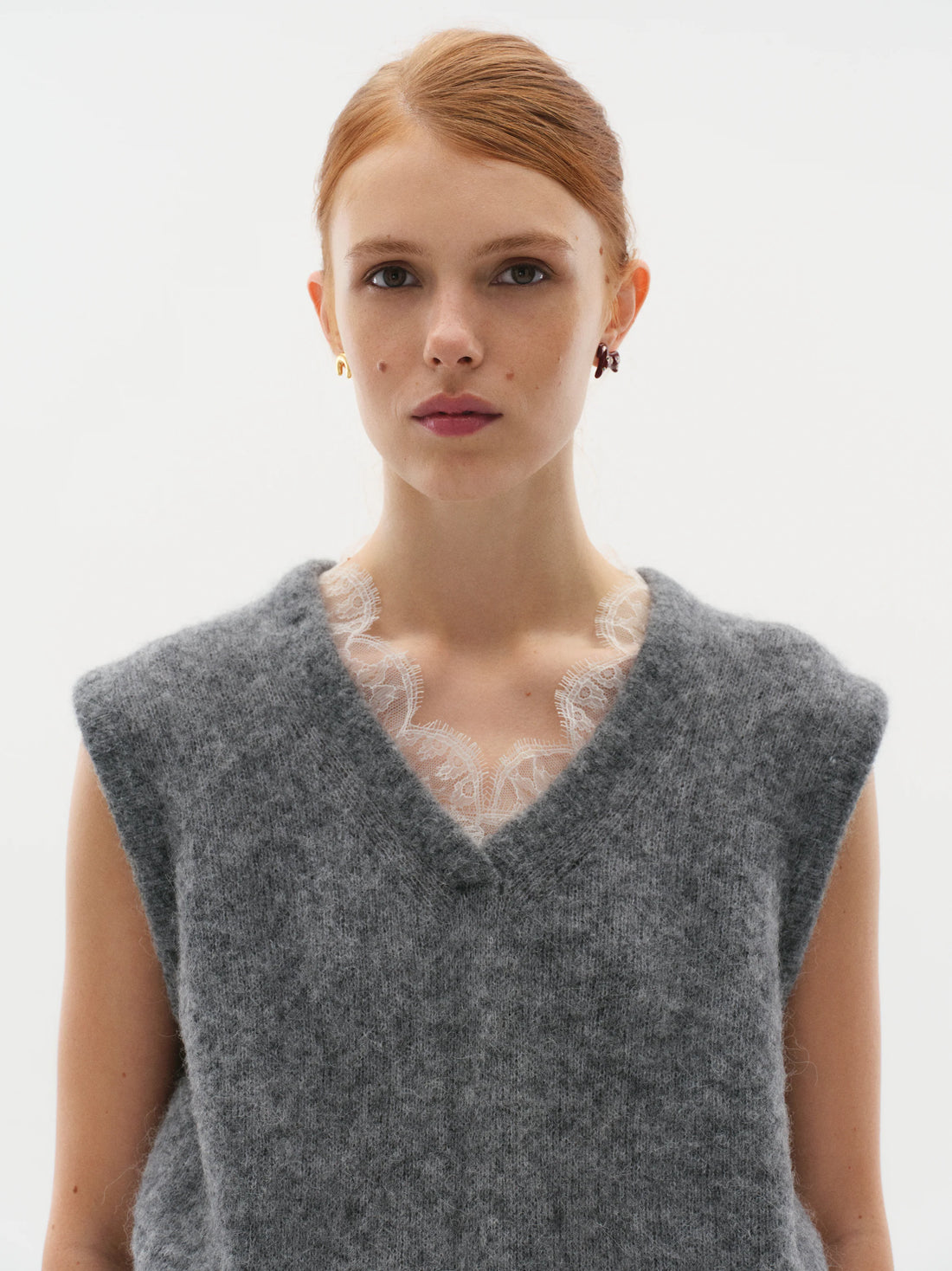 Náušnice Lucky - zlacené s drahokamy