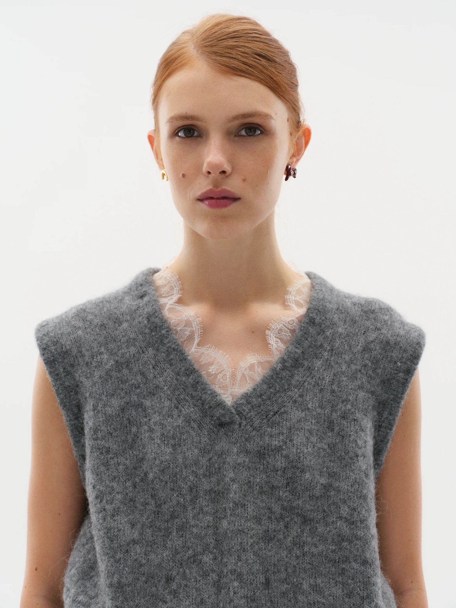 Náušnice Lucky - zlacené s drahokamy