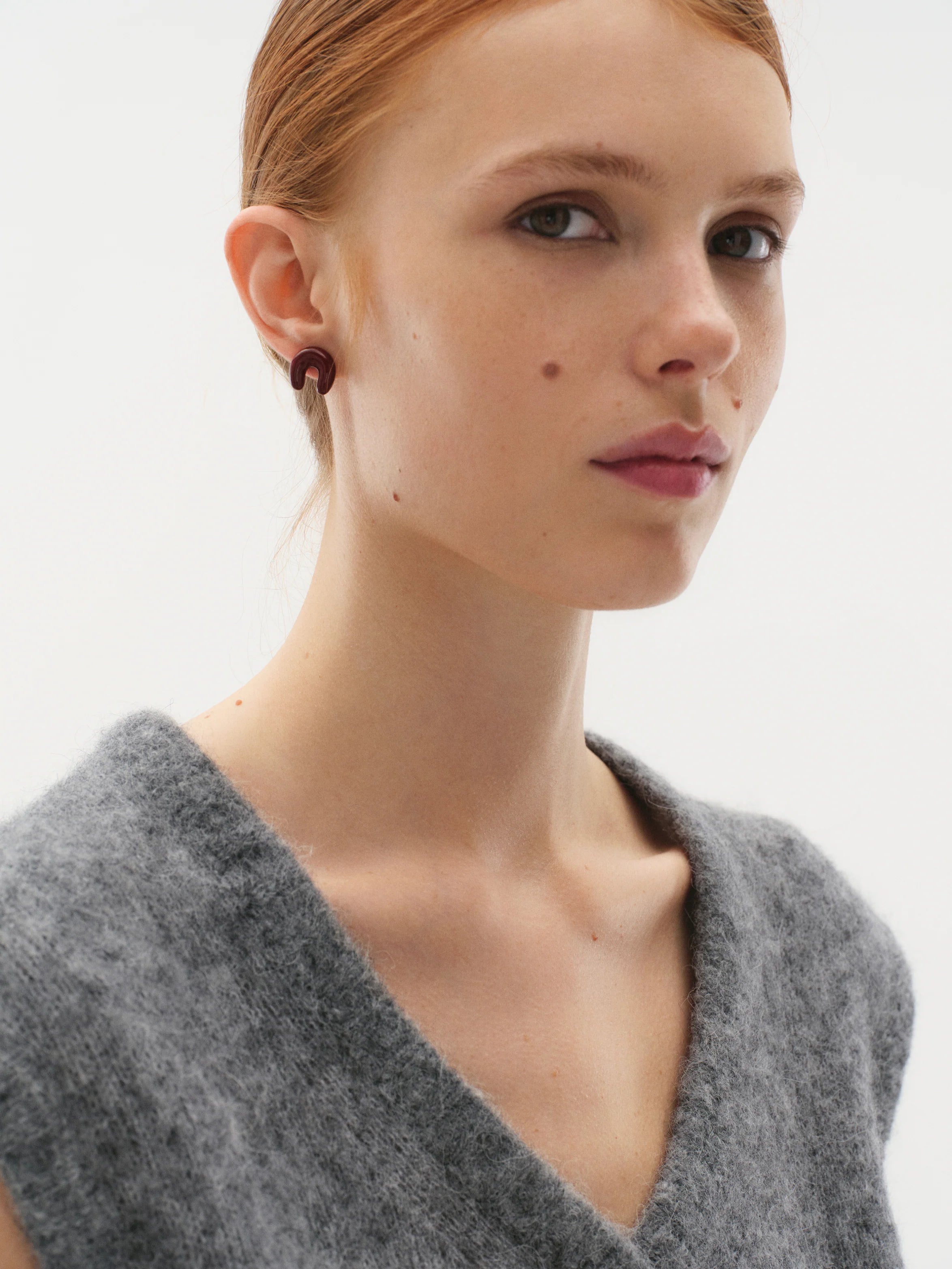 Náušnice Lucky - zlacené s drahokamy