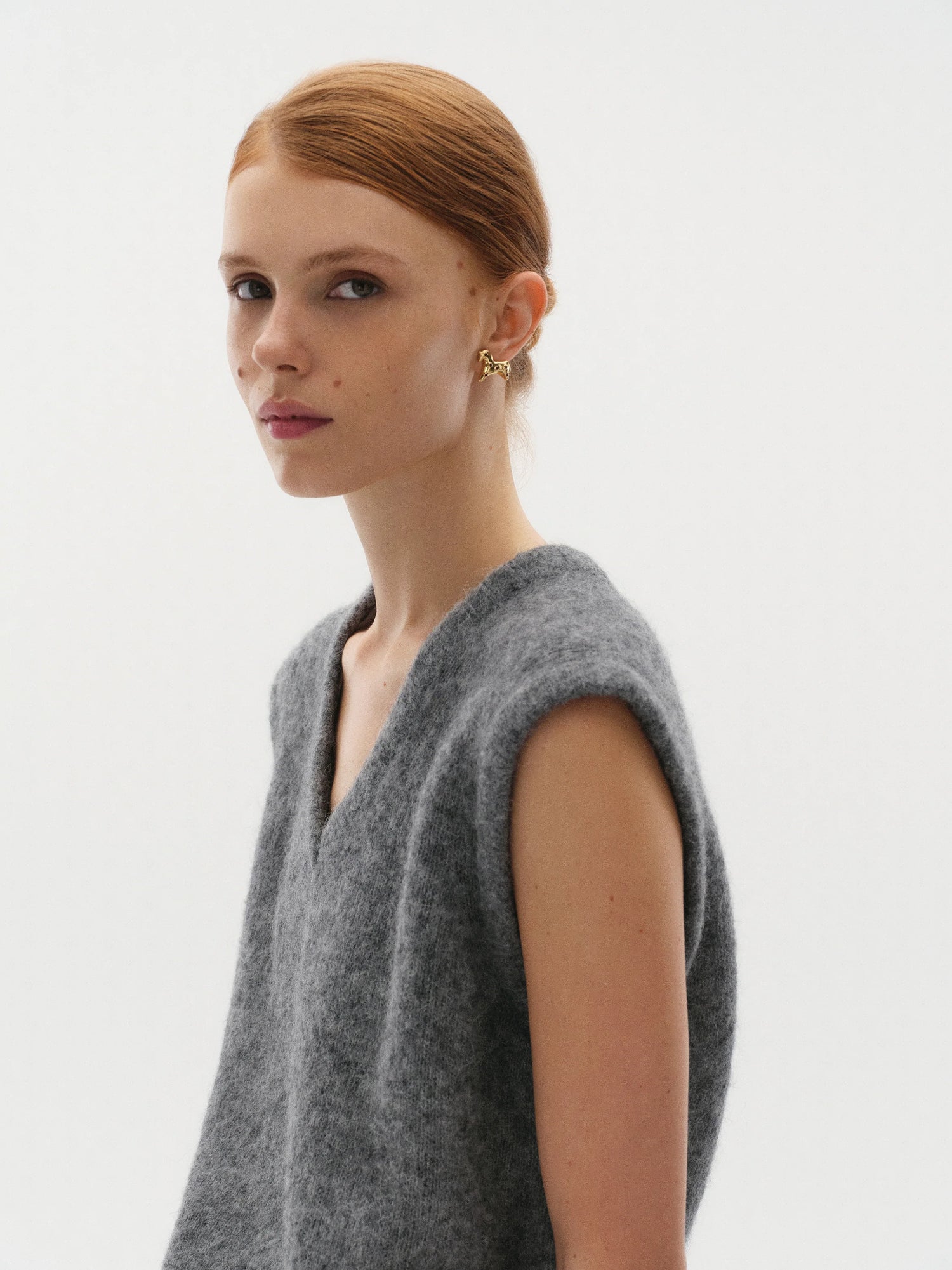 Náušnice Lucky - zlacené s drahokamy