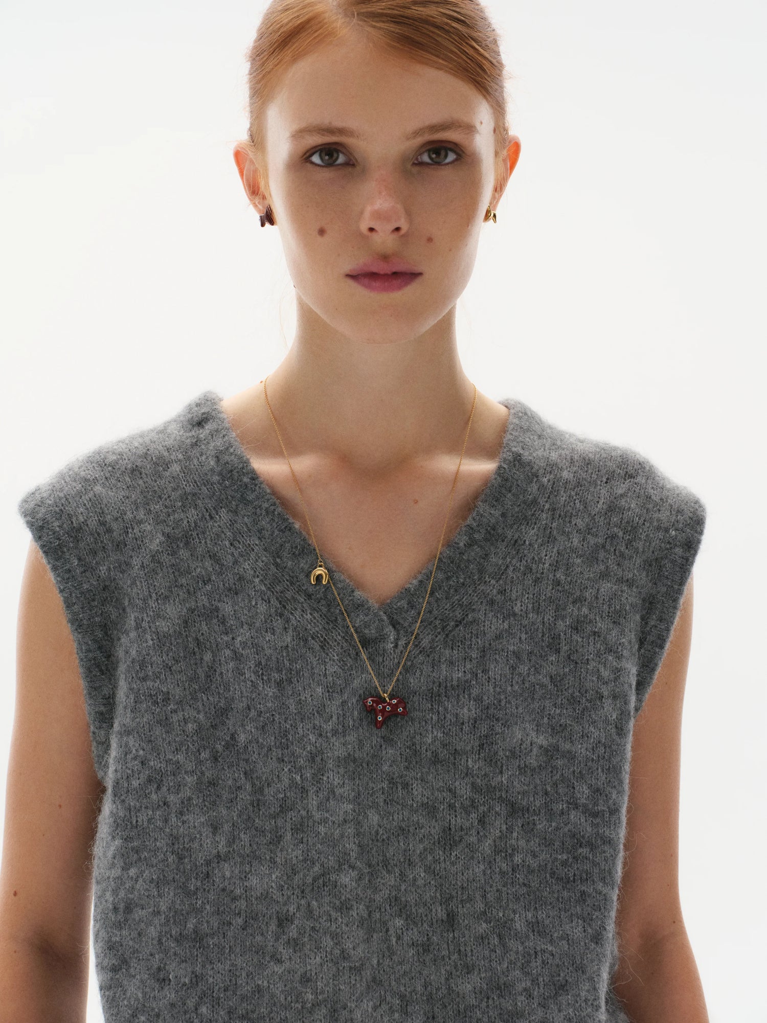 Přívěsek Lucky - pozlacený a se smaltem